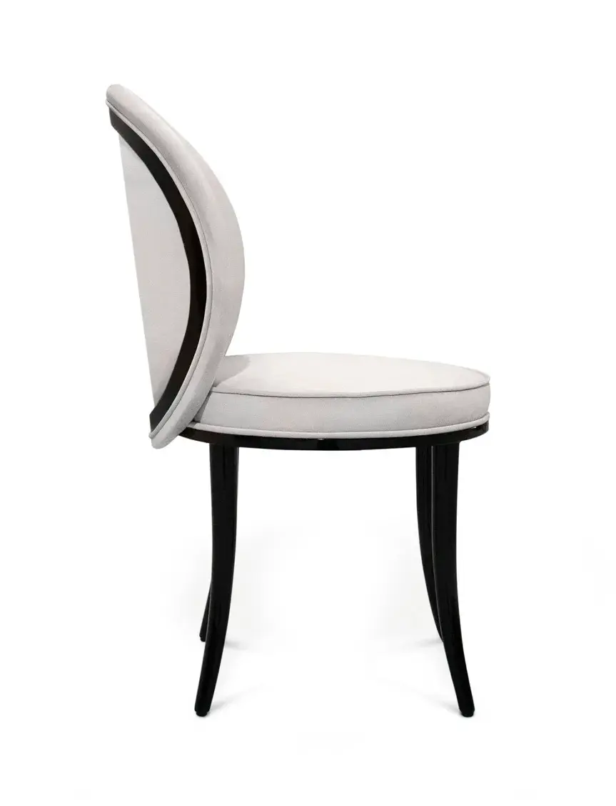 Cadeira de Jantar Mistral com Costas em Tecido