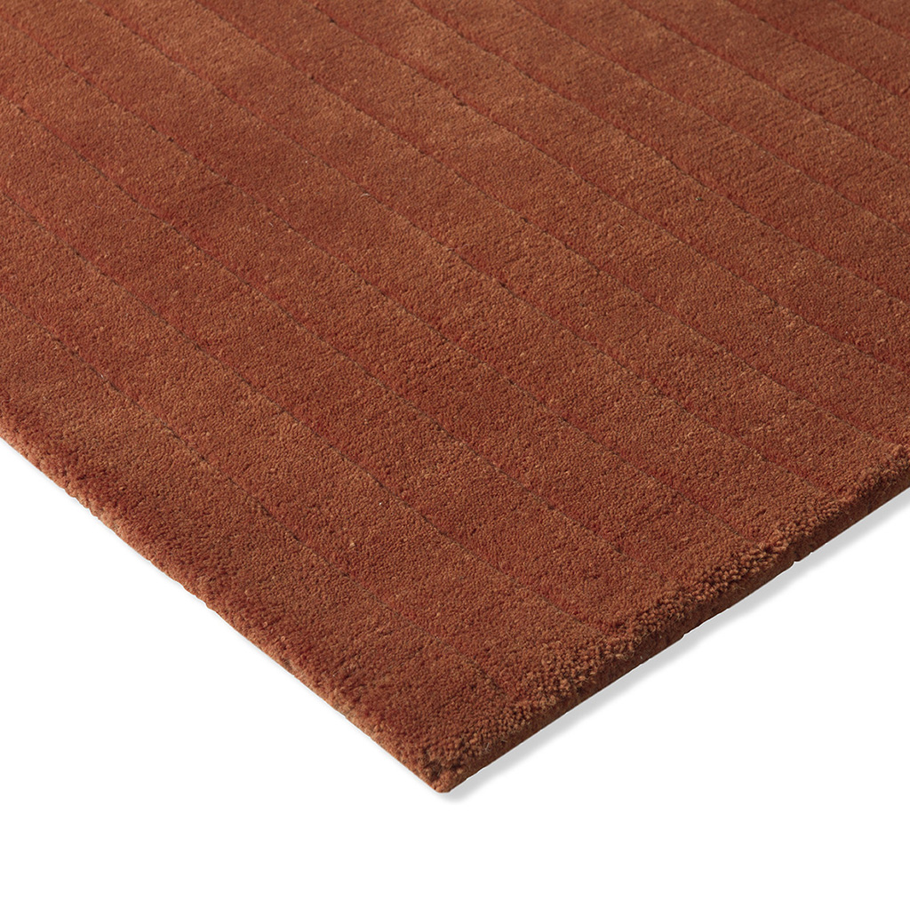 Tapete Designer Decor Rhythm Tangerina Feito à Mão | Tamanho: 160 × 230 cm