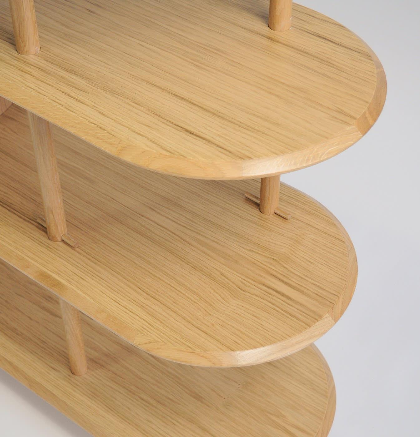 Estante Modular Moderna em Carvalho