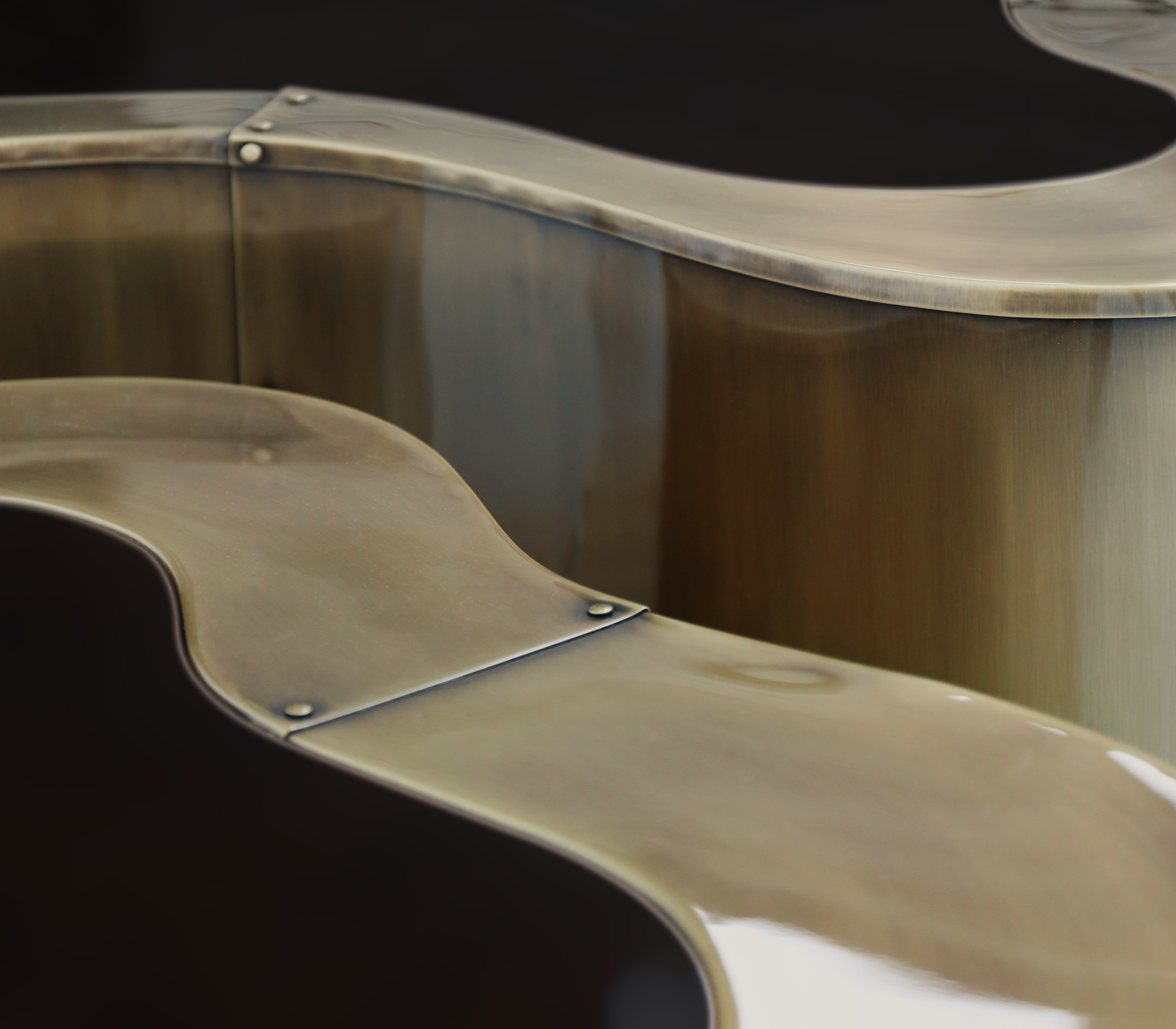 Conjunto de Mesas de Centro Crest Pátina Luxe