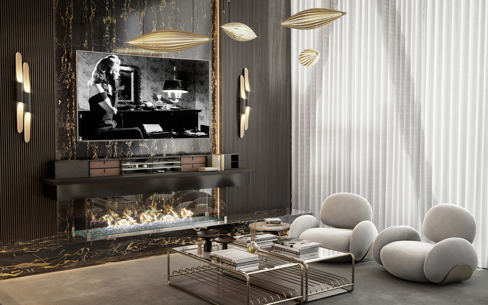 Candeeiro suspenso cápsula - 9