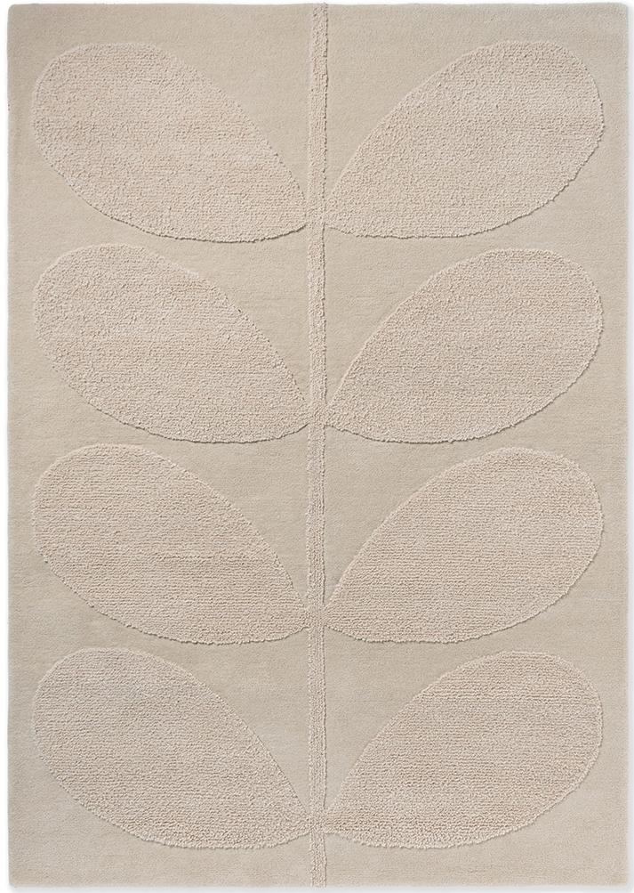 Tapete Designer Lã Solid Stem Cru | Tamanho: 160 × 230 cm