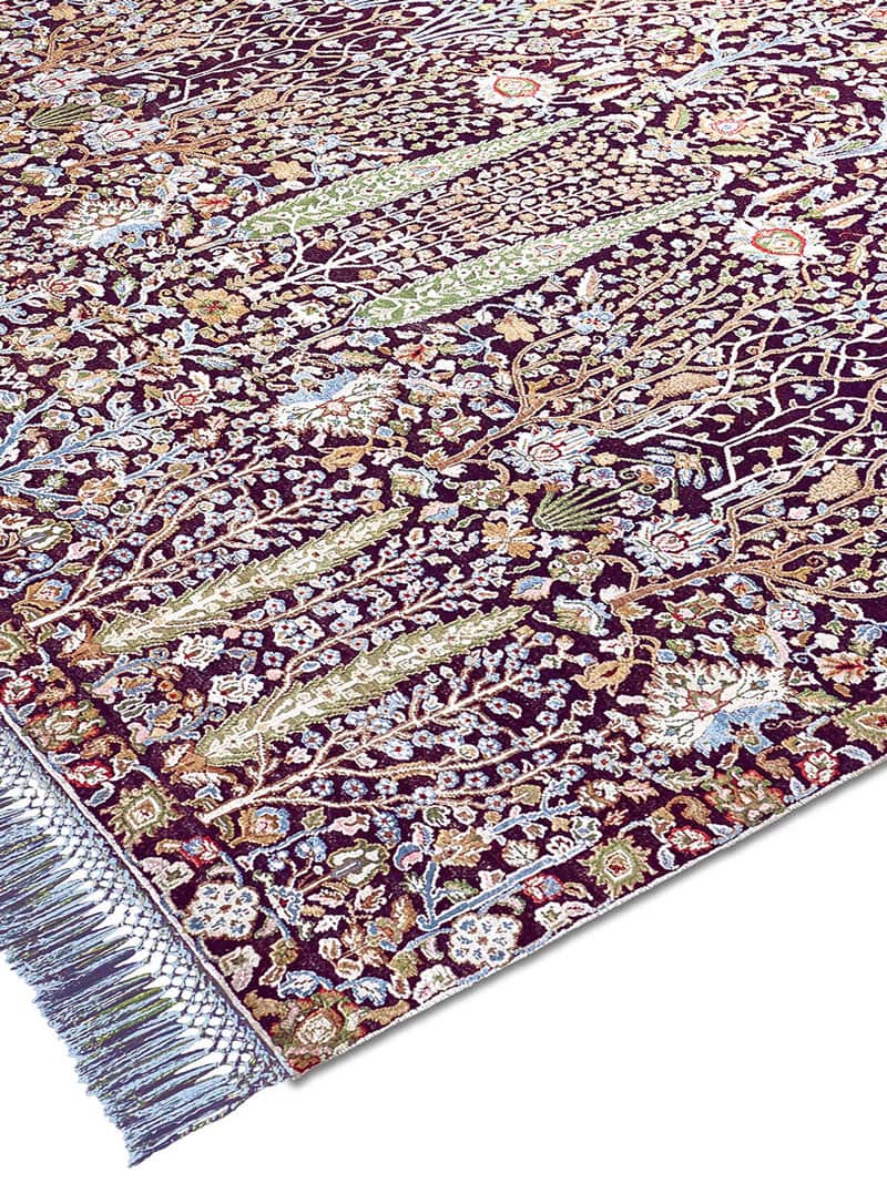 Tapete Pine Garden Roxo Luxury