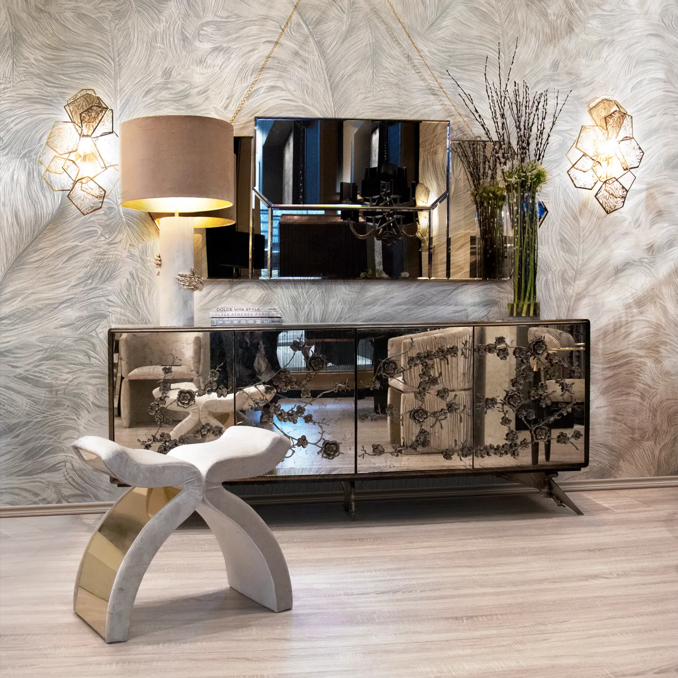 Armário espelho envelhecido Mirage