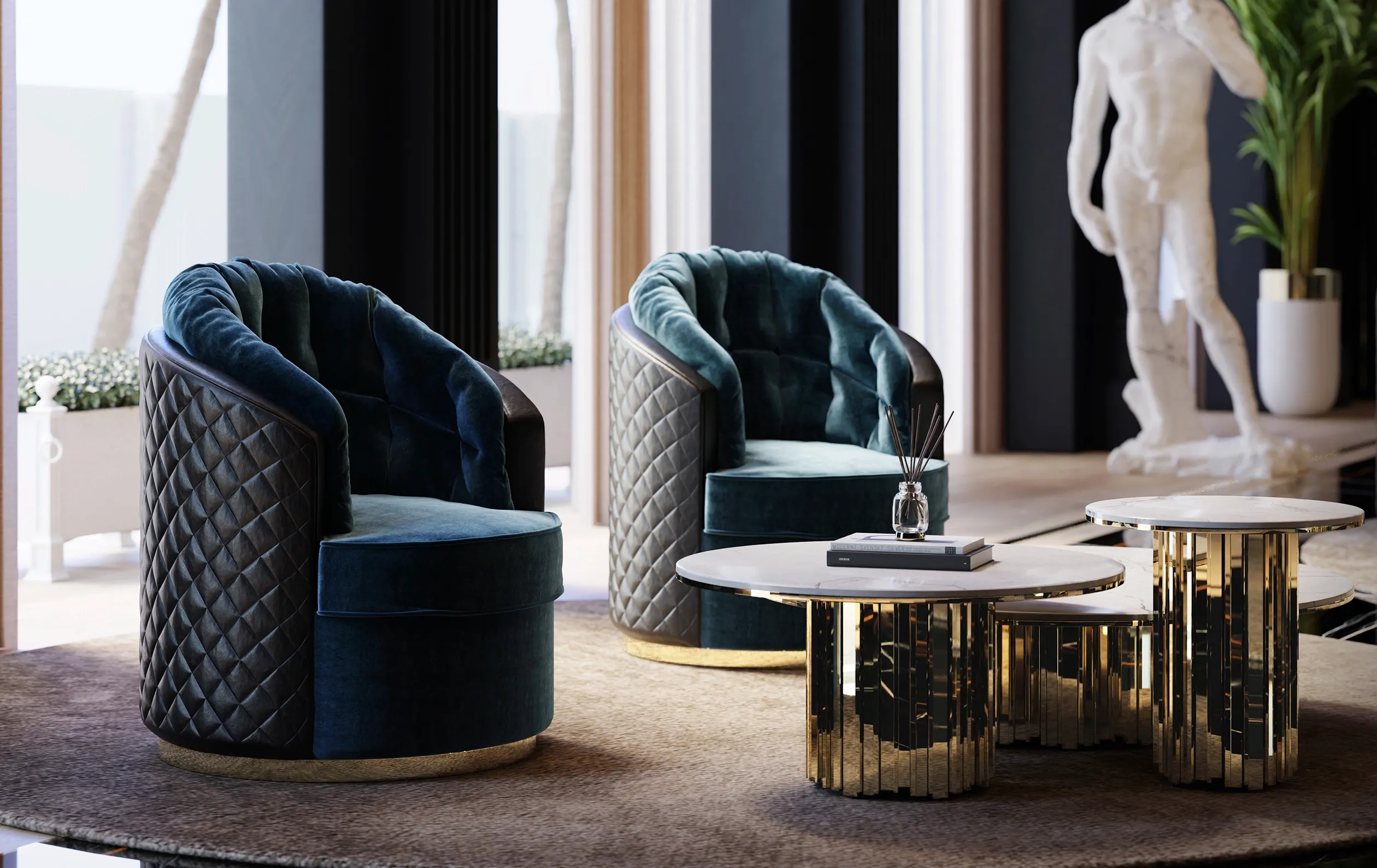 Poltrona Giratória Luxe - 3