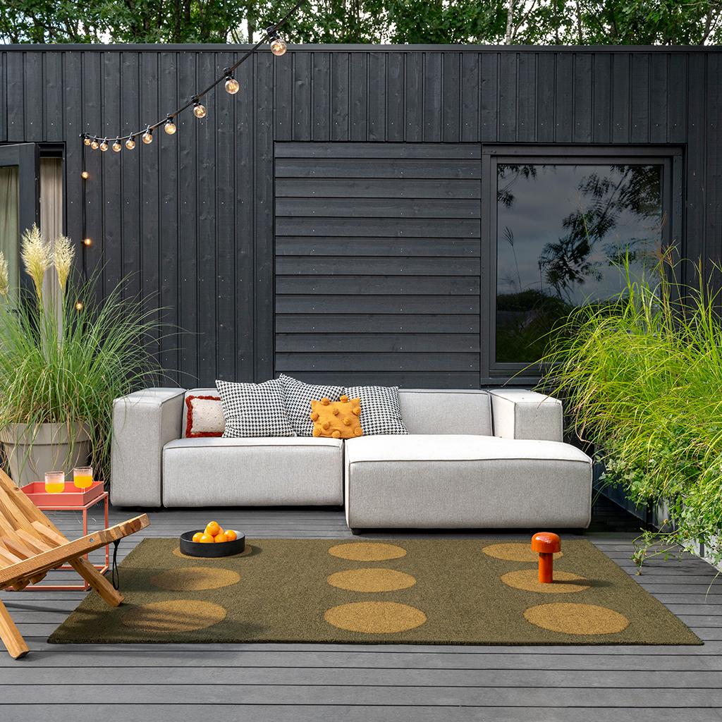 Tapete Exterior Festival Dots | Tamanho: 160 × 230 cm