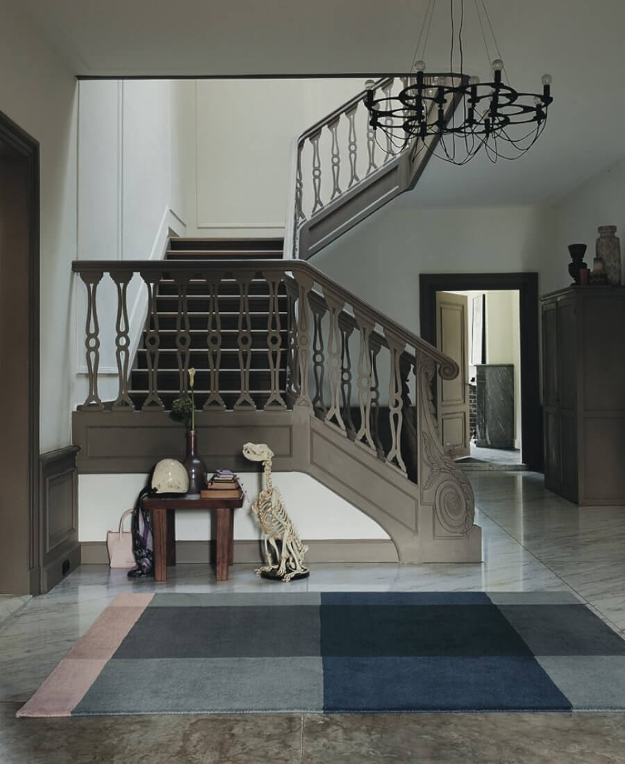 Tapete Plaid Cinzento