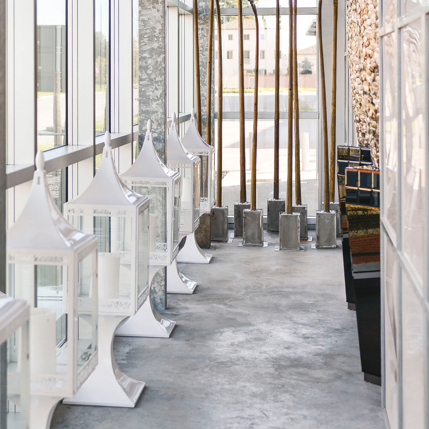 Lanterna de Exterior Sultan Branca