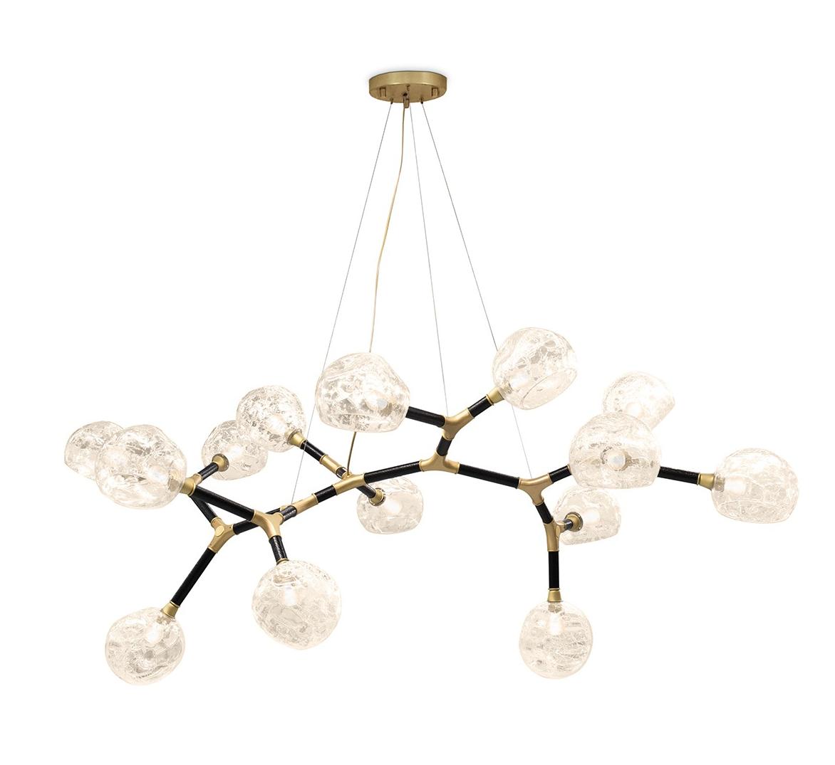 Candeeiro suspenso grande irregular multi-sombra