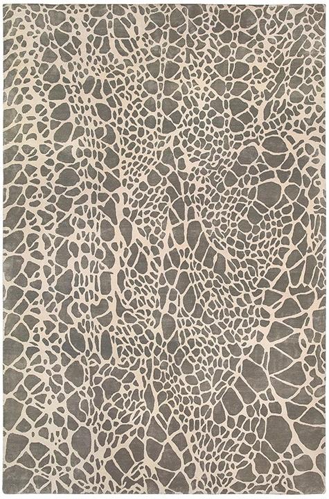 Tapete Diamant Bege / Cinzento Anodado à Mão | Tamanho: 200 × 300 cm