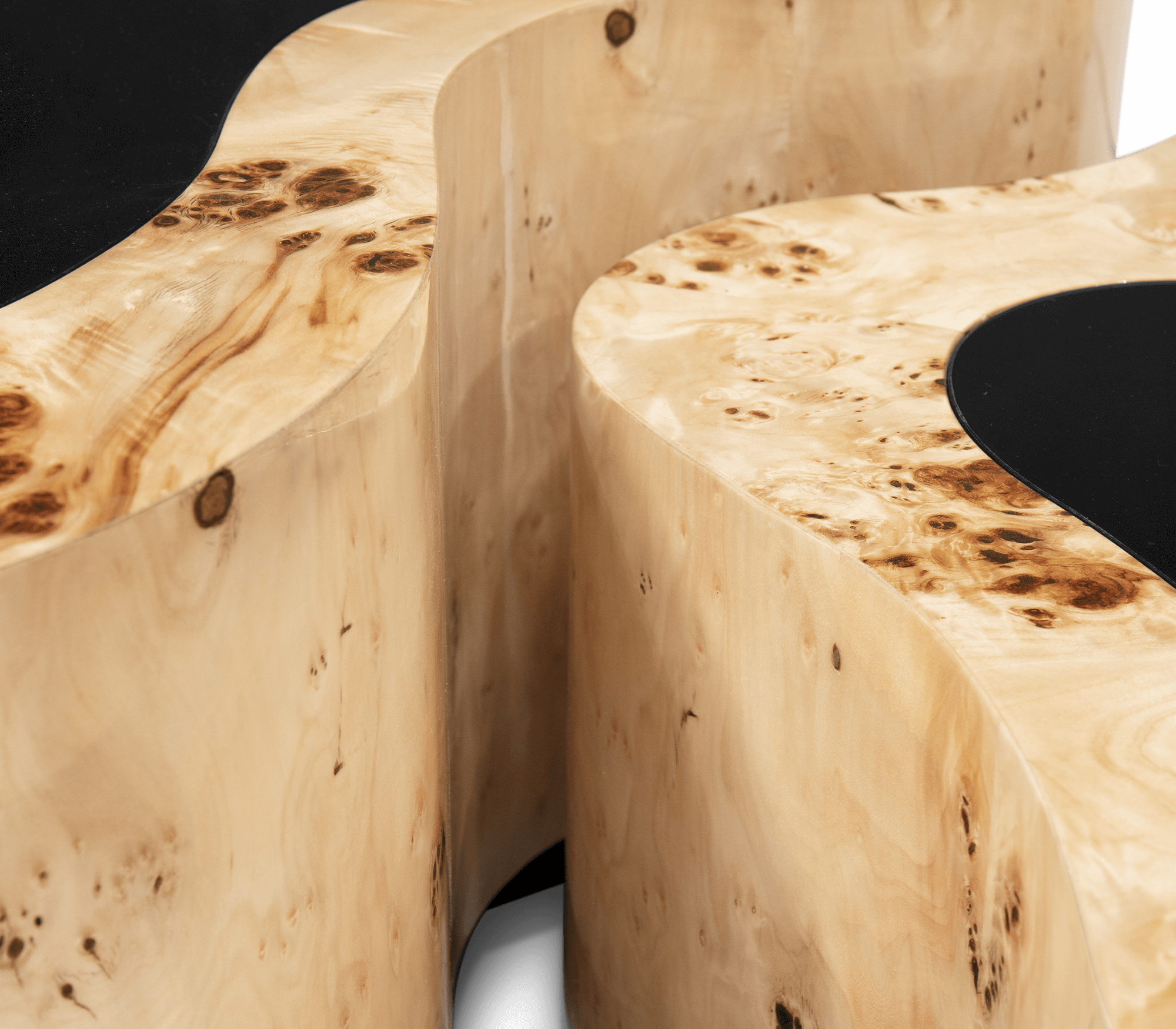 Conjunto de Mesas de Centro Crest Choupo