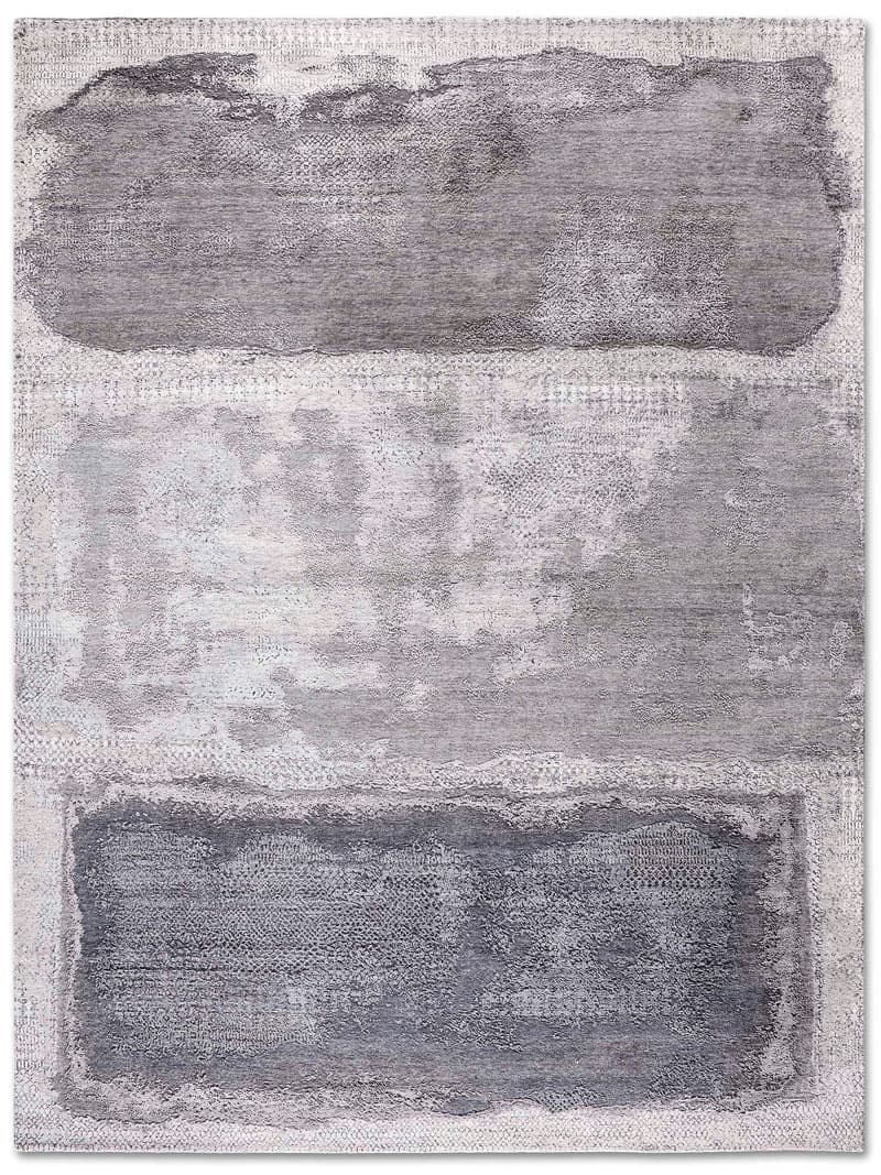 Tapete Silver White Cinzento Tecido à Mão | Tamanho: 300 × 400 cm