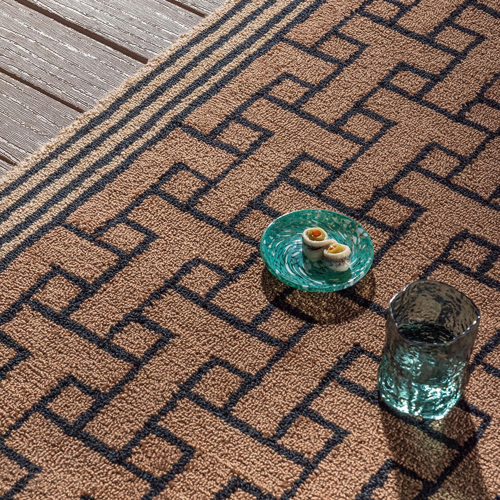 Tapete Exterior Monogram Castanho | Tamanho: 200 × 280 cm