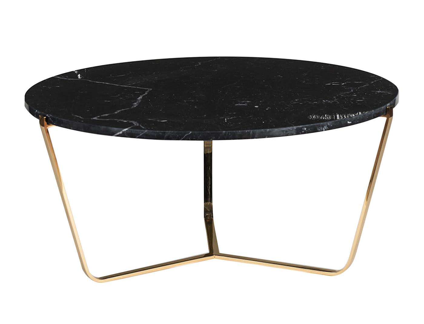 Mesa de Centro Dolomiti em Mármore Preto