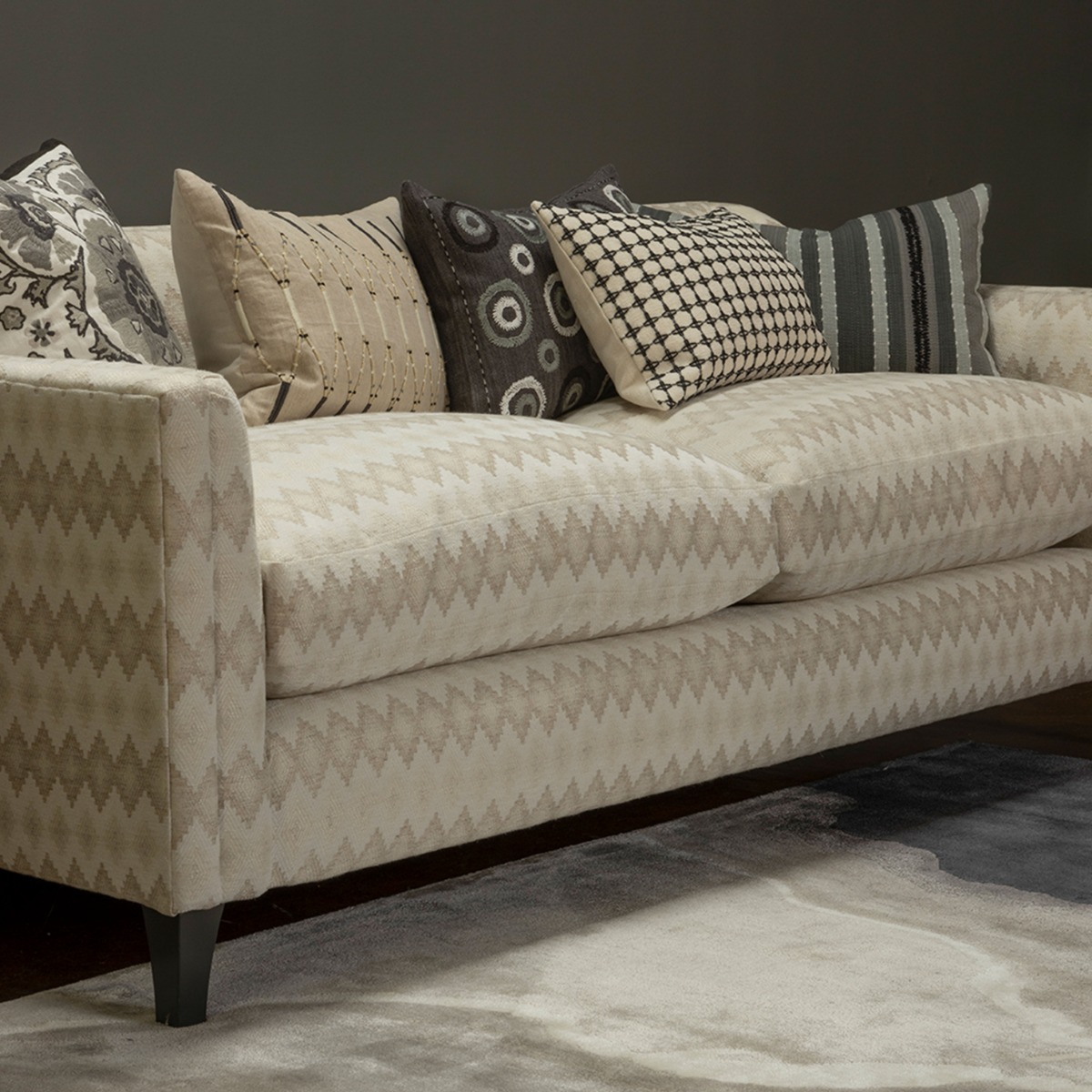 Almofada Zafora - Noir 60 × 40