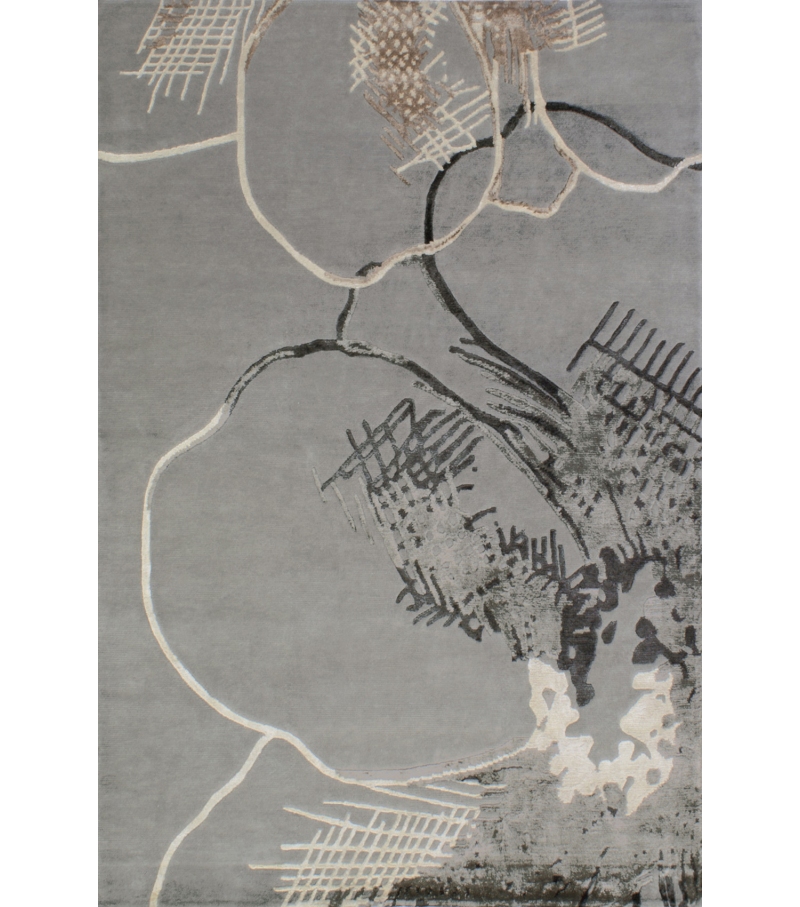 Tapete de Design Tibetano Anodado à Mão Anny | Tamanho: 300 × 400 cm