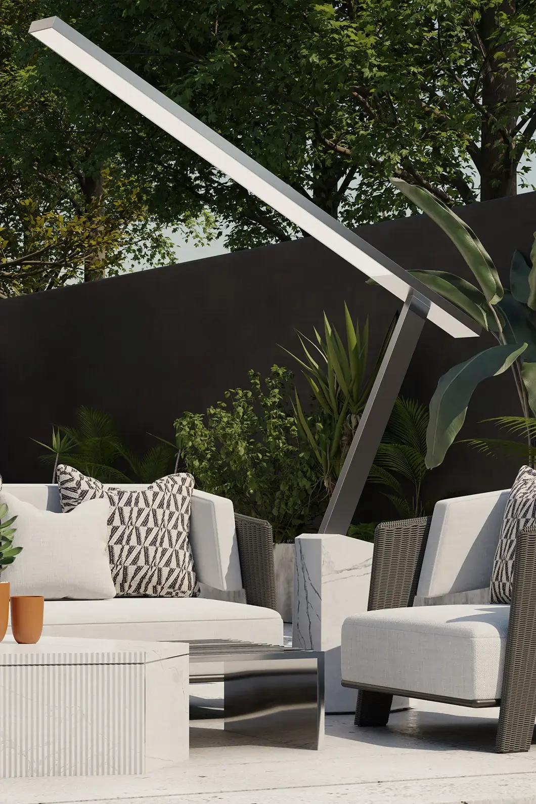 Candeeiro de pé exterior Horizon - 4