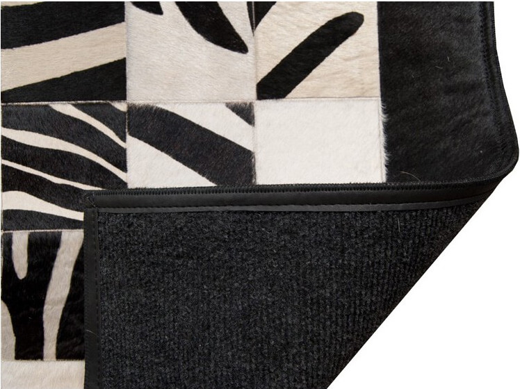 Tapete Pele de Vaca Mosaic Zebra | Tamanho: 250 × 280 cm