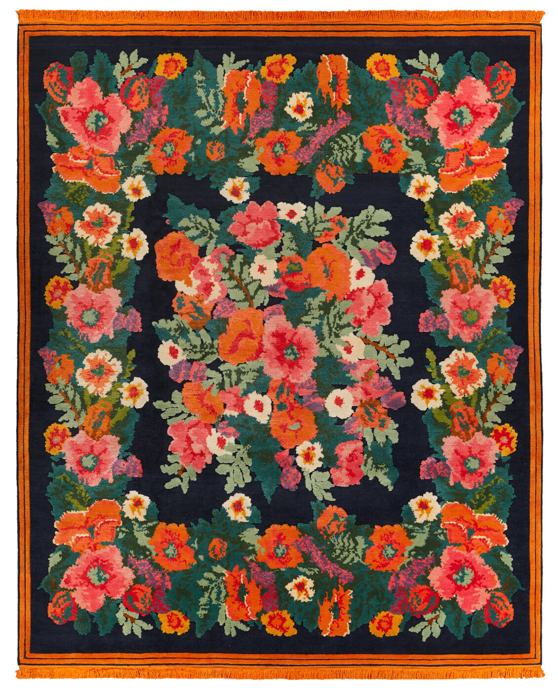 Tapete Scarlenka Azul-Escuro | Tamanho: 200 × 300 cm