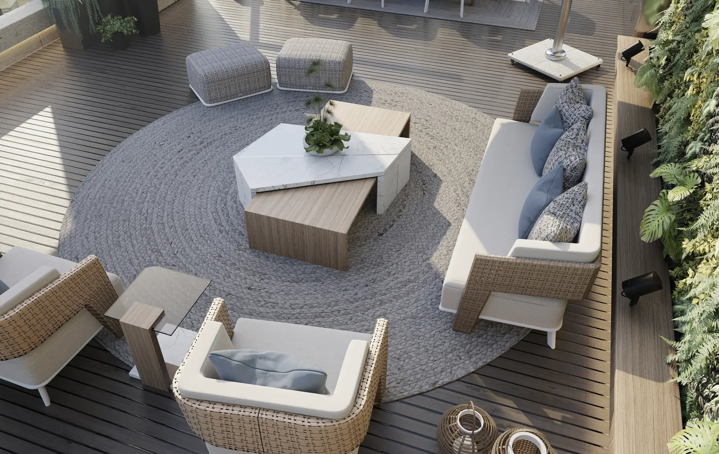 Mesa de centro Monarch - 3