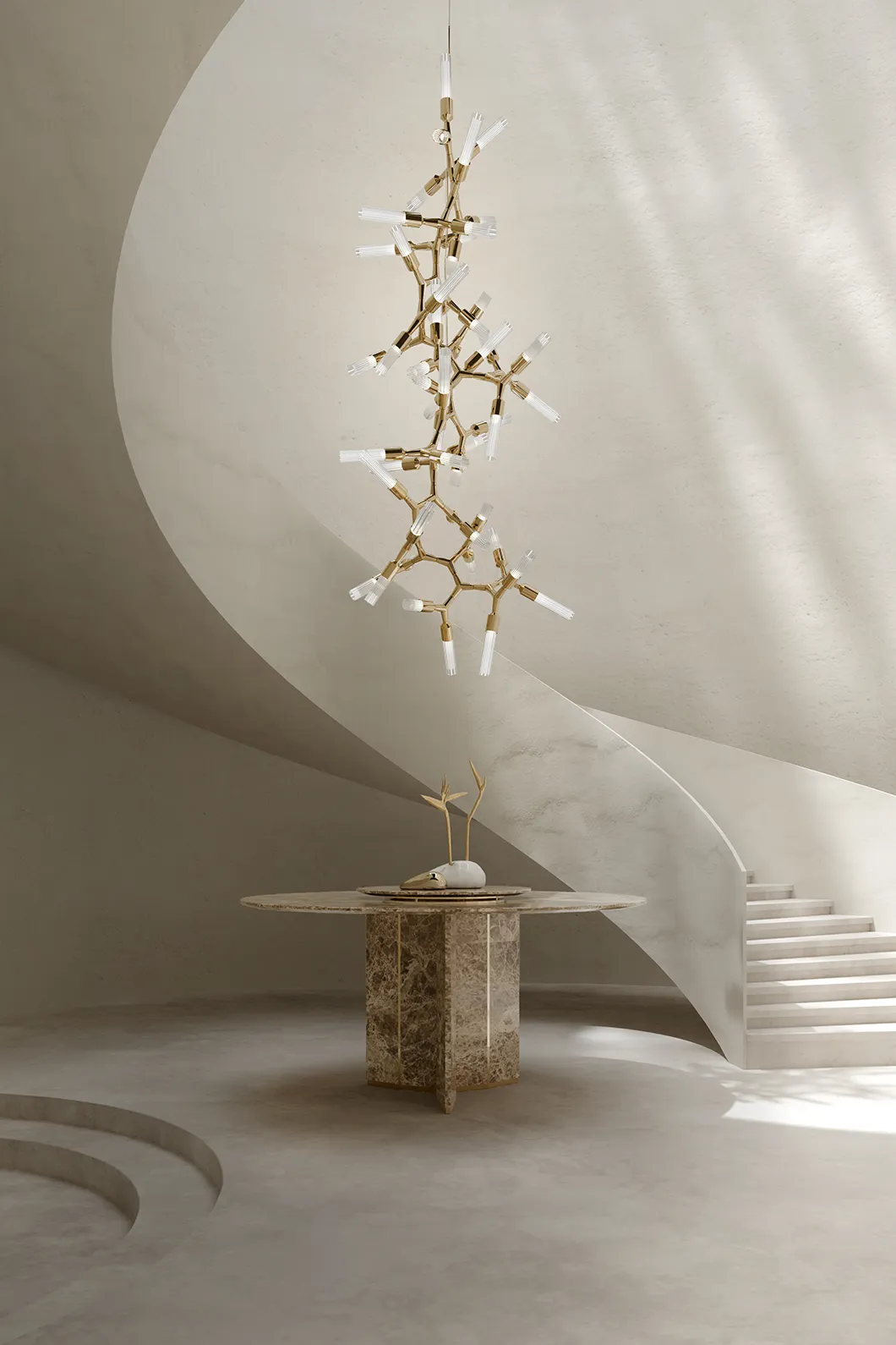 Lustre aresta cristal II - 1