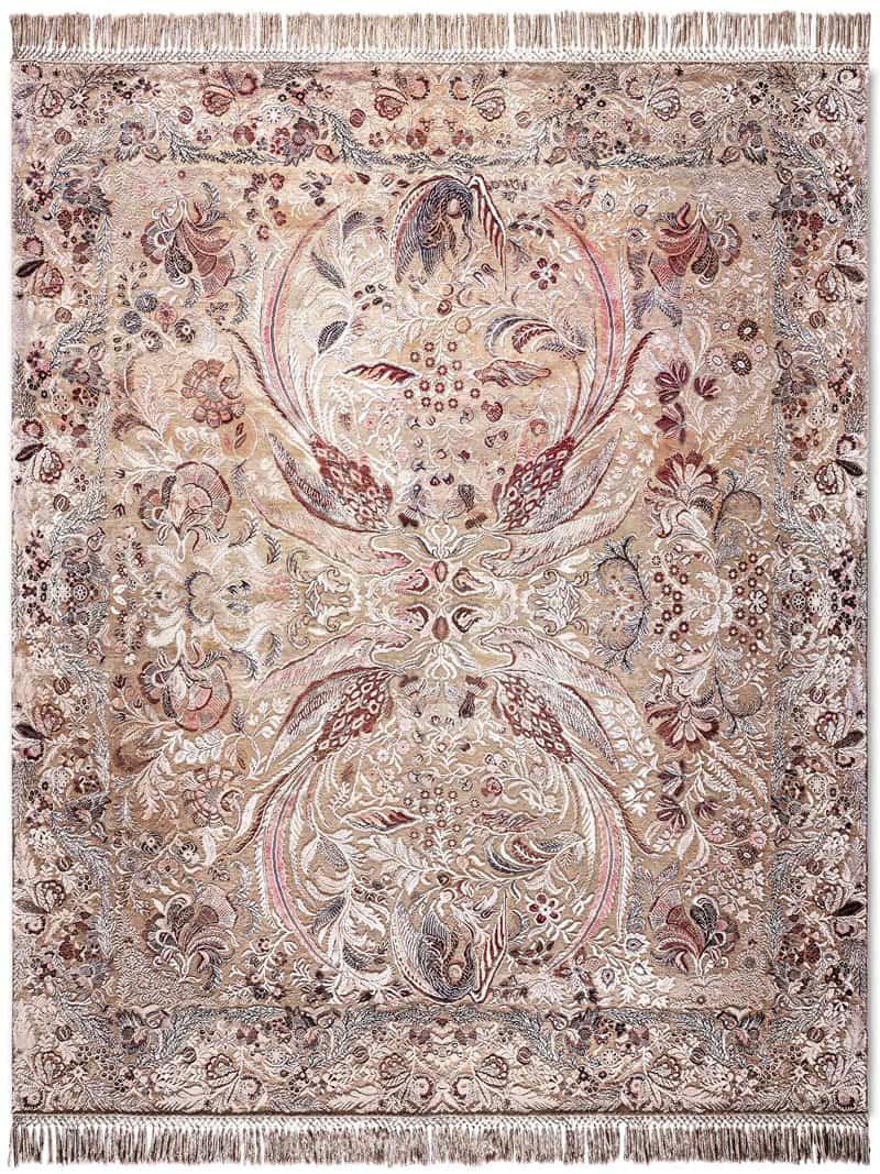 Tapete Henriette Tecido à Mão | Tamanho: 250 × 300 cm
