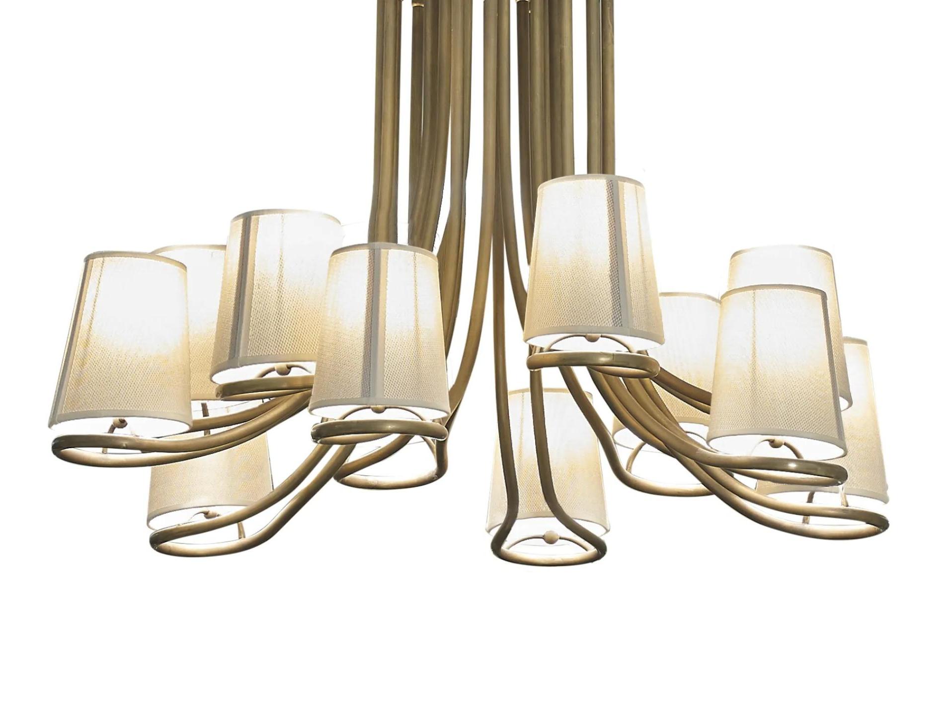 Lustre italiano Dilan 12 luzes