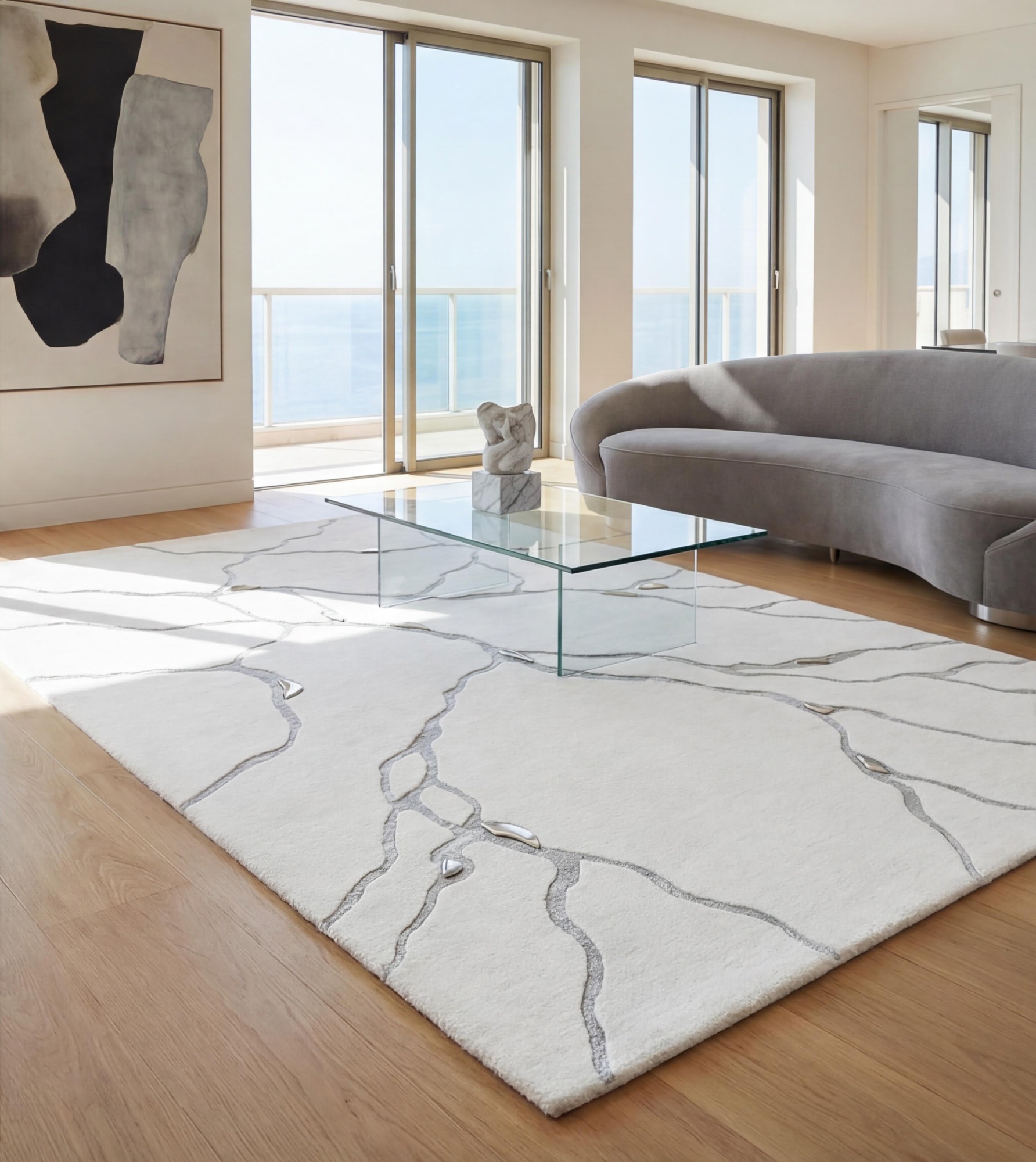 Tapete Vein Marble White