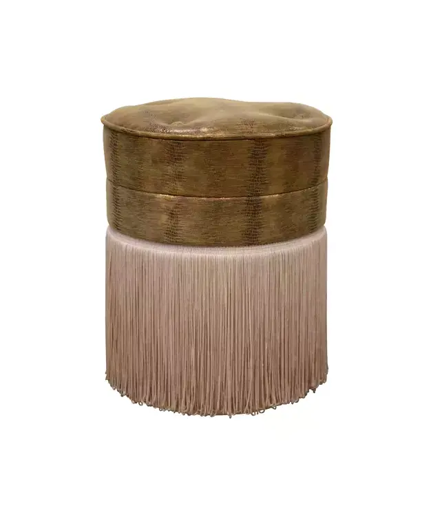 Banquinho couro Sophia