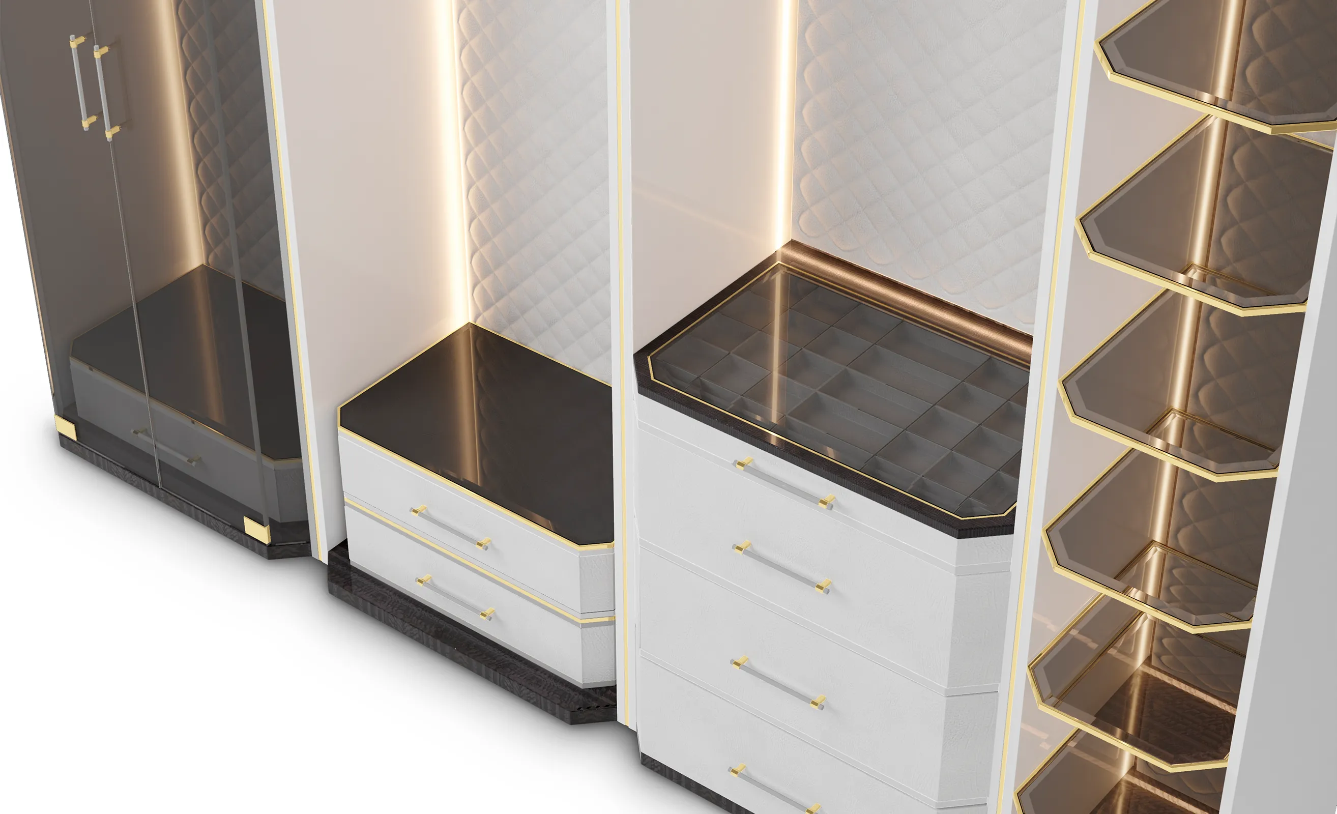 Roupeiro Cinzento Cadence