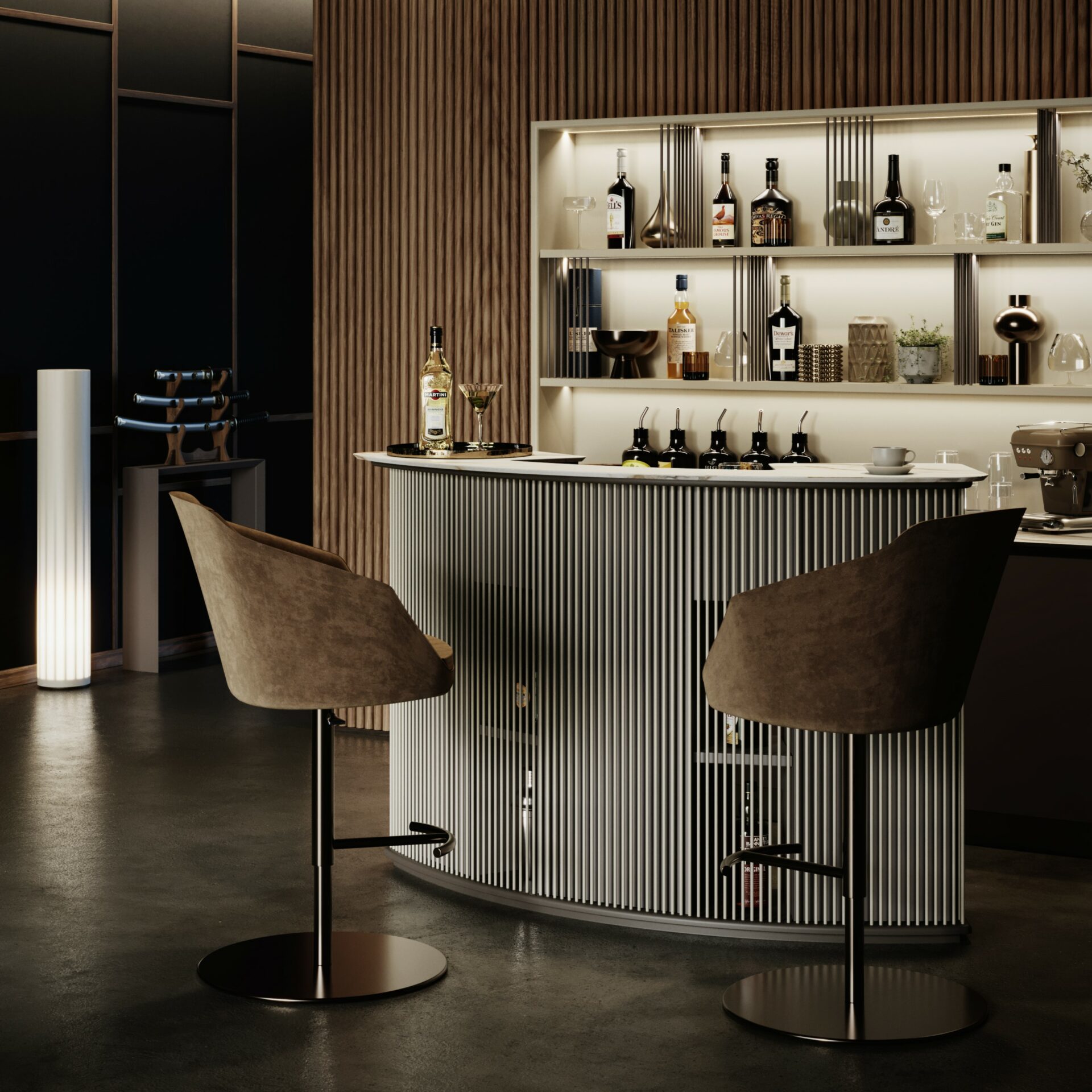 Banco Giratório Edgar - 1