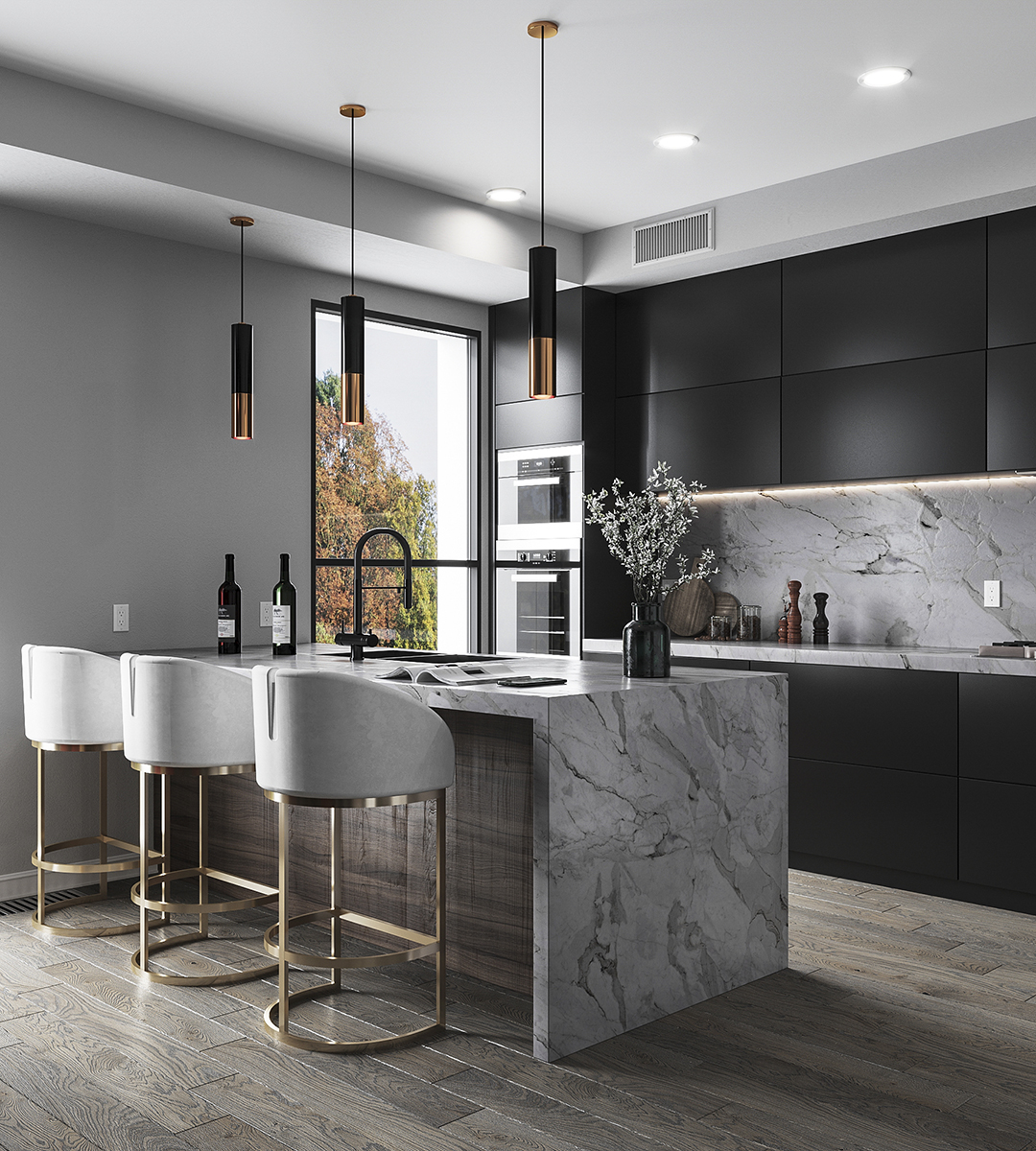 Candeeiro suspenso modernista - 2