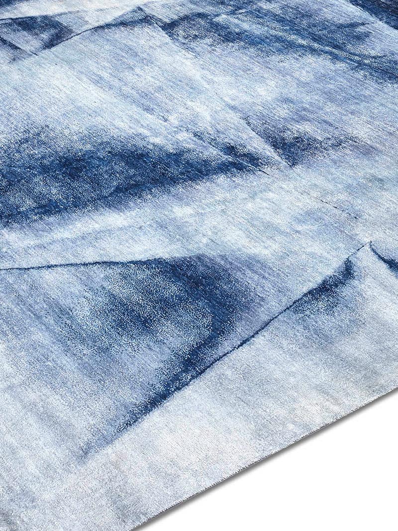 Tapete Navy Azul Feito à Mão