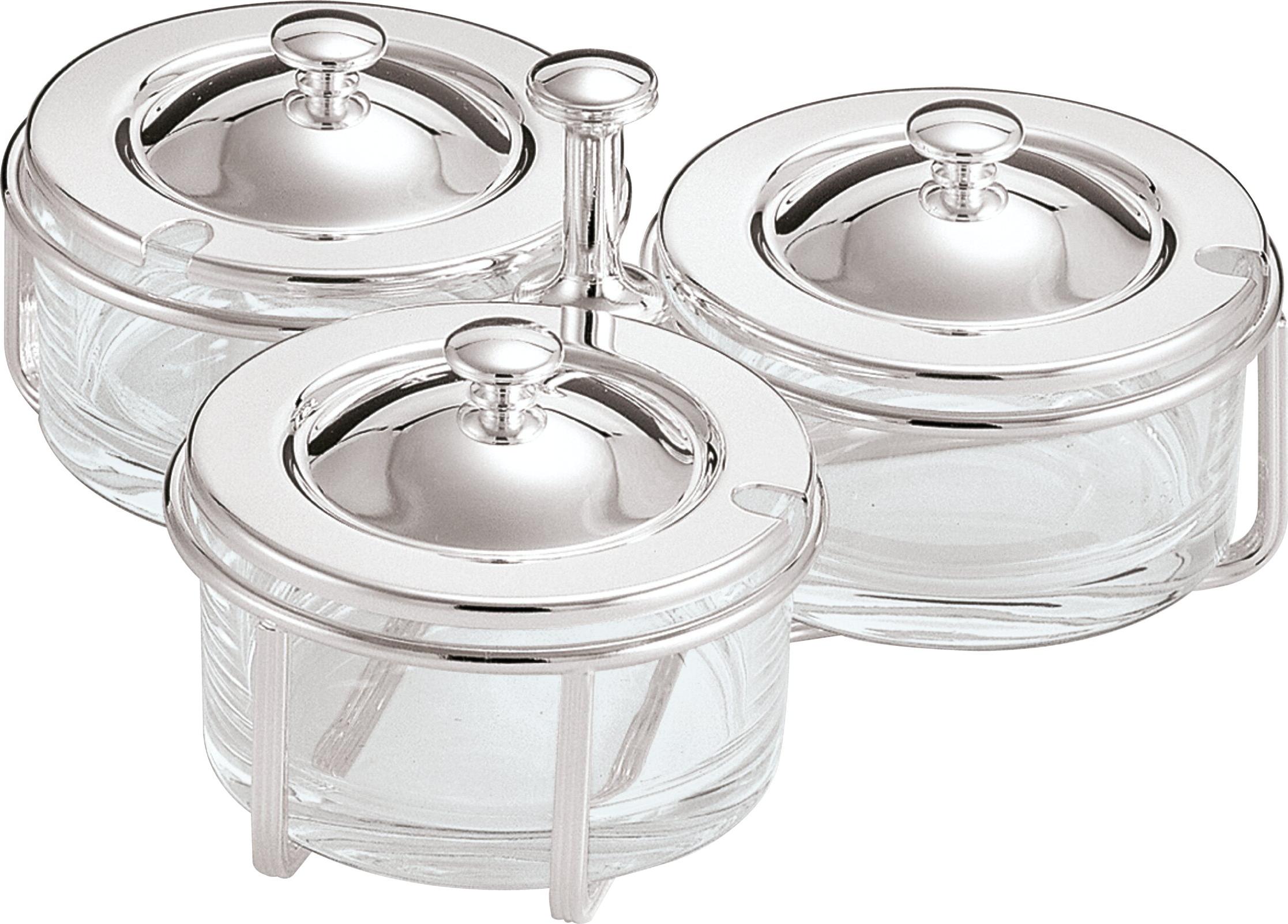 Recipiente Triplo para Compotas