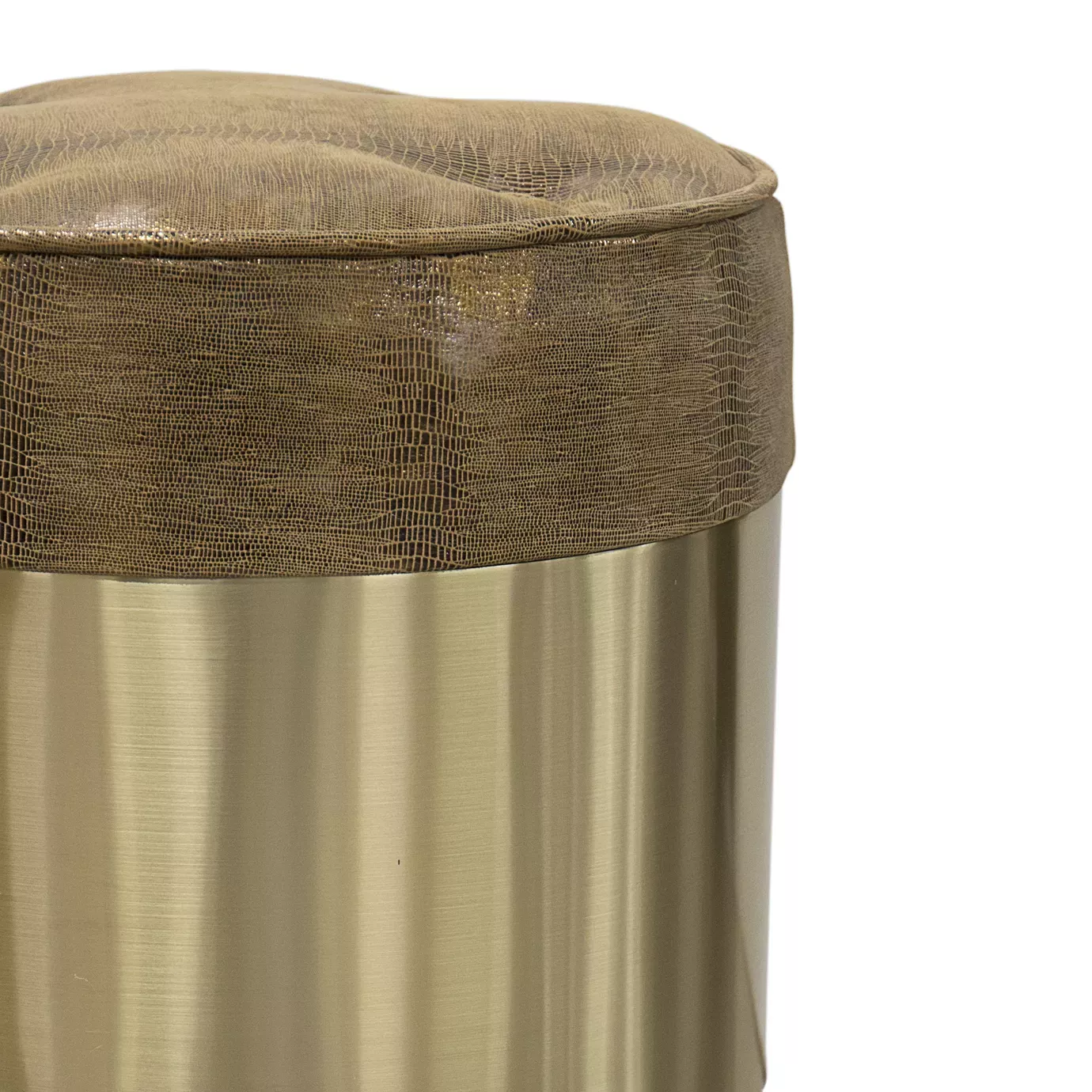 Banquinho couro Olivia