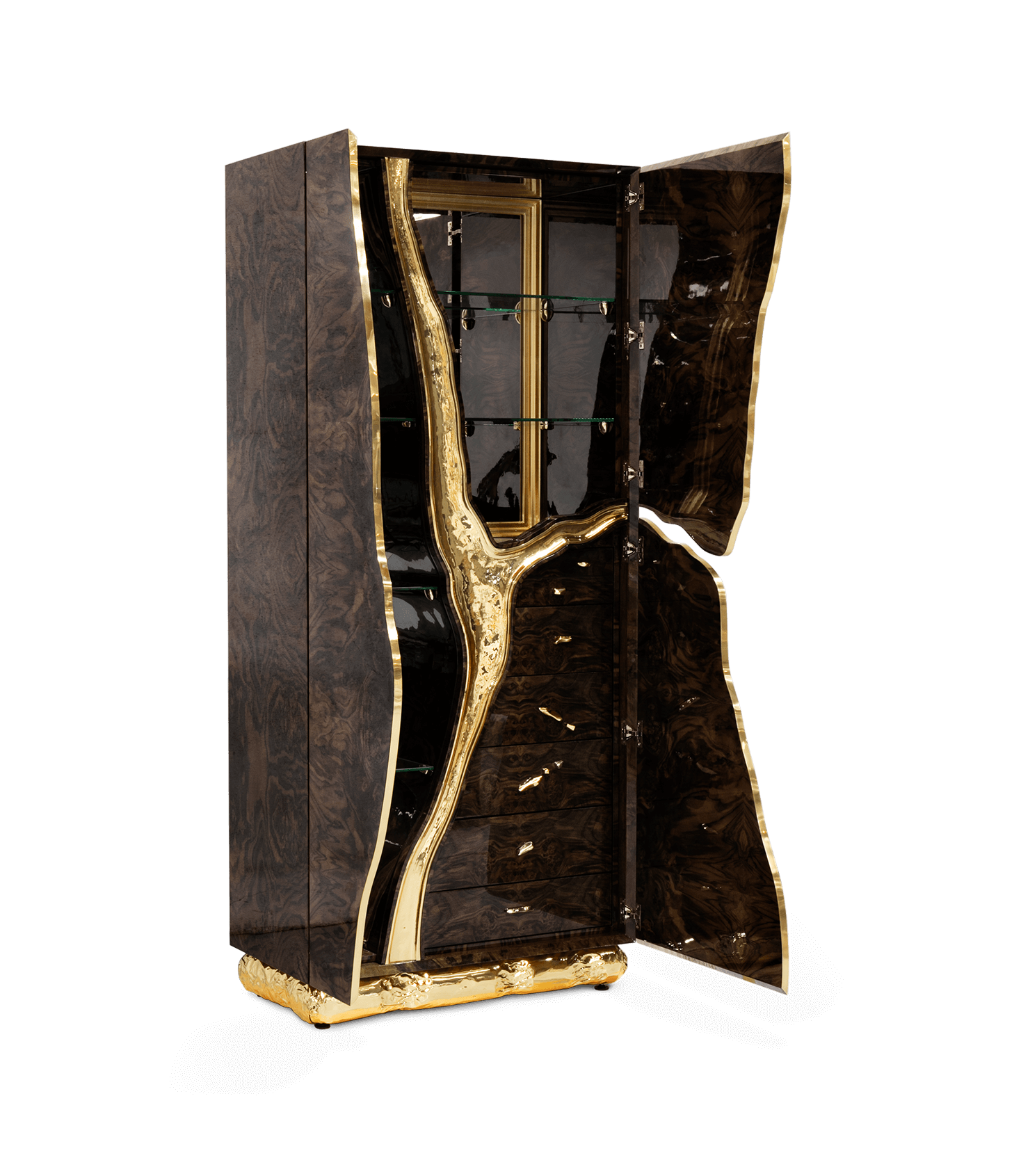 Armário Fissure nogueira