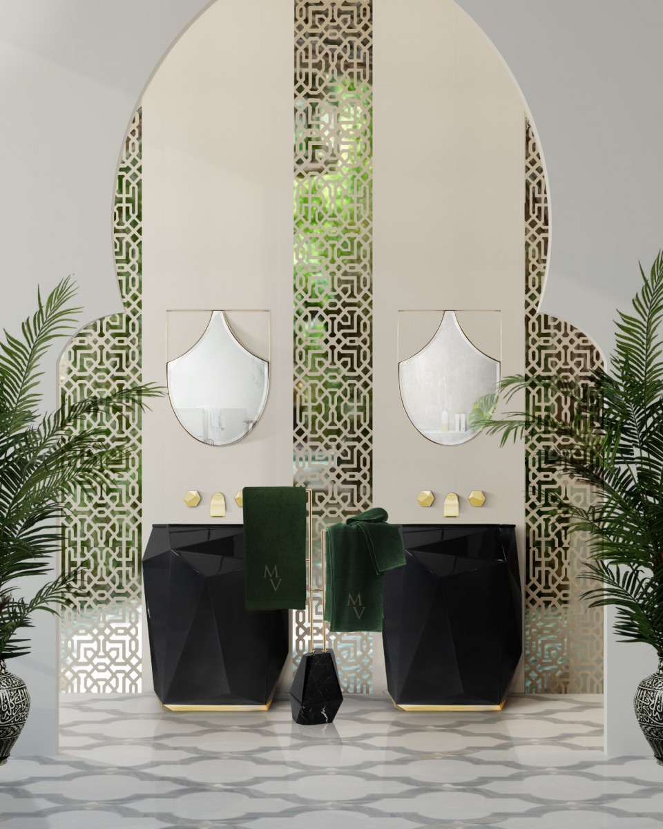 Lavatório de coluna Gemstone - 1