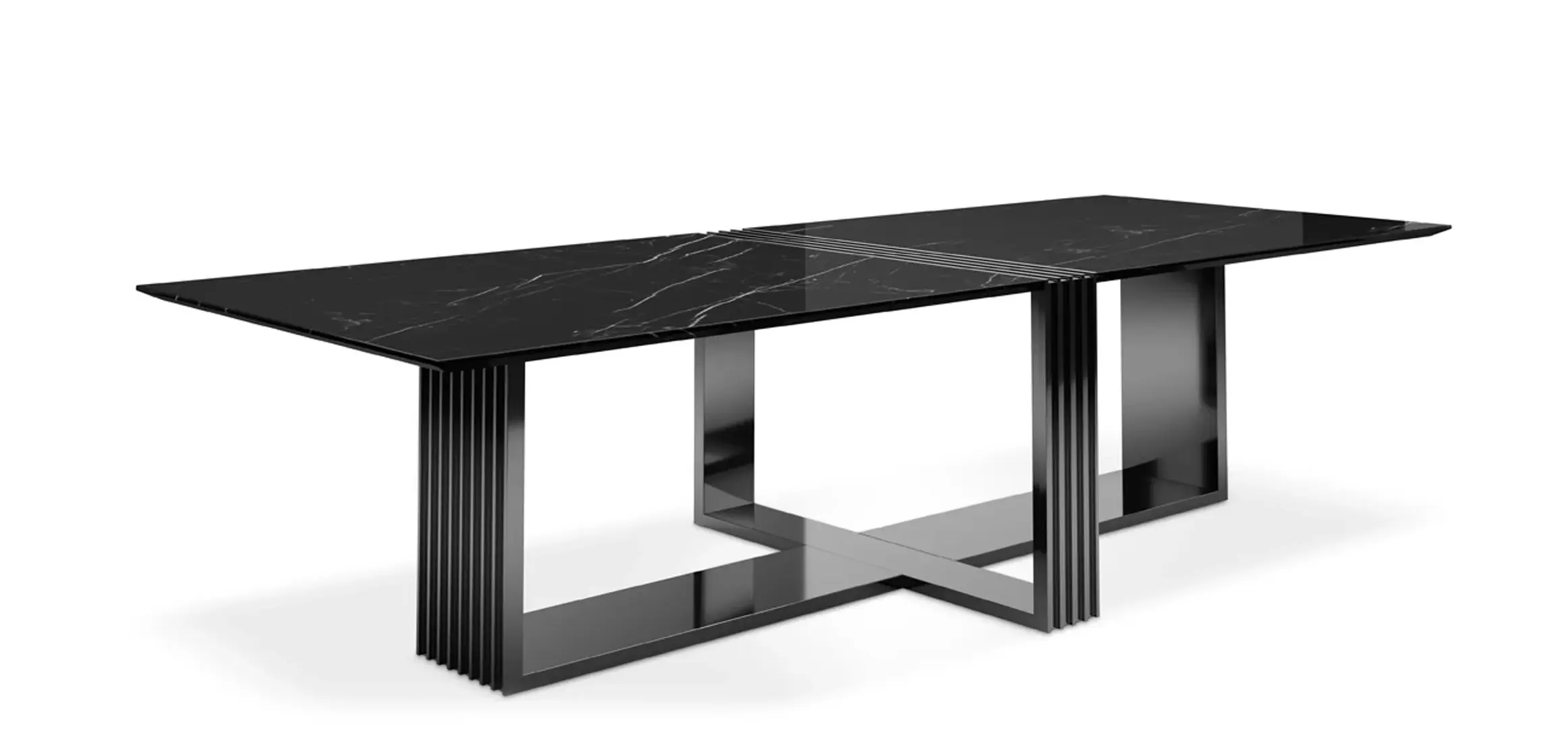 Mesa de Jantar Preta XL Whirlwind