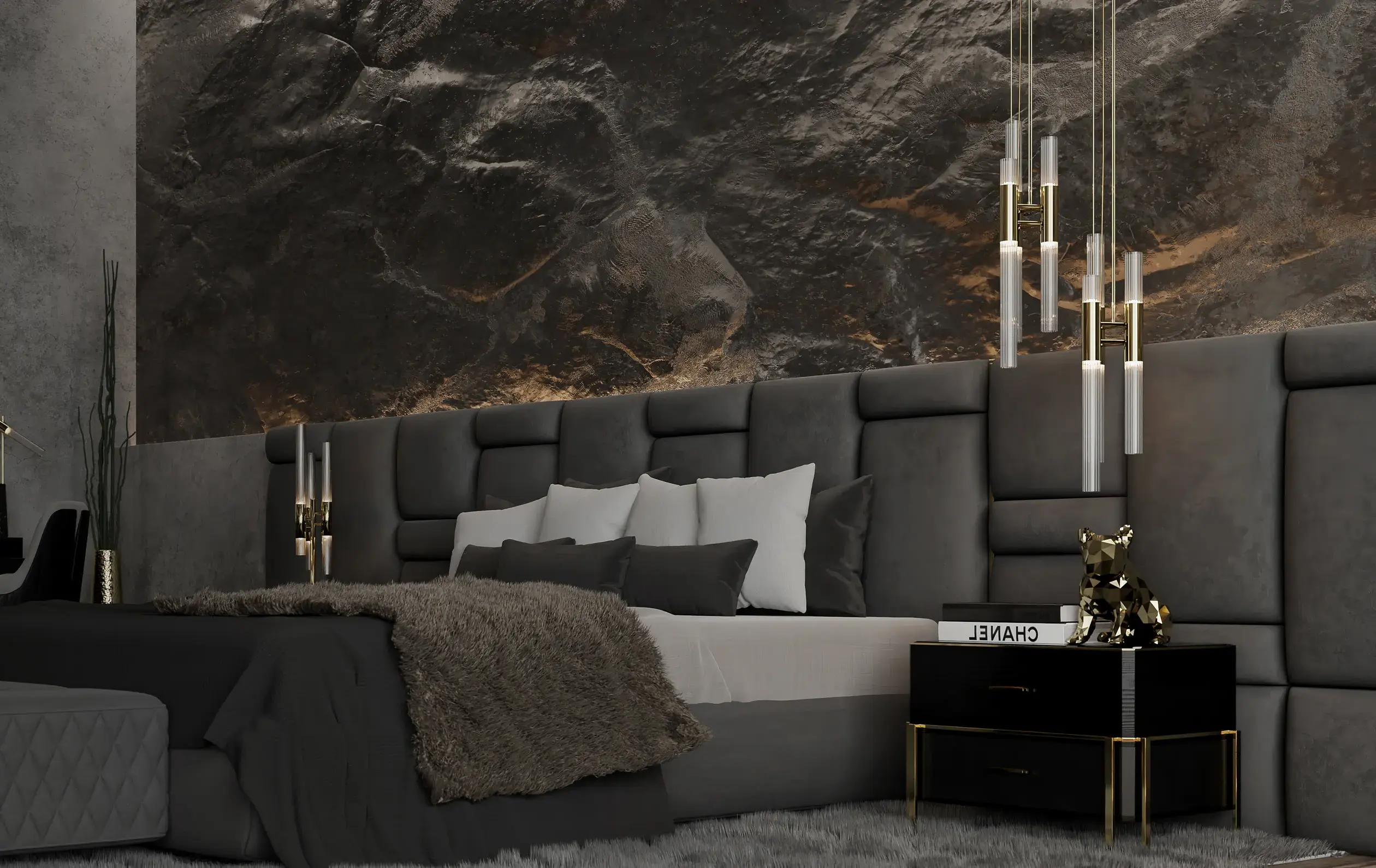 Candeeiro suspenso XL cascata - 2