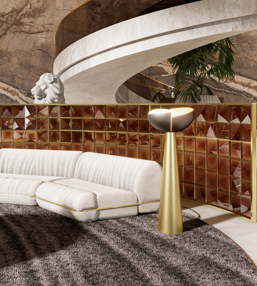 Candeeiro de pé ilusão - 6