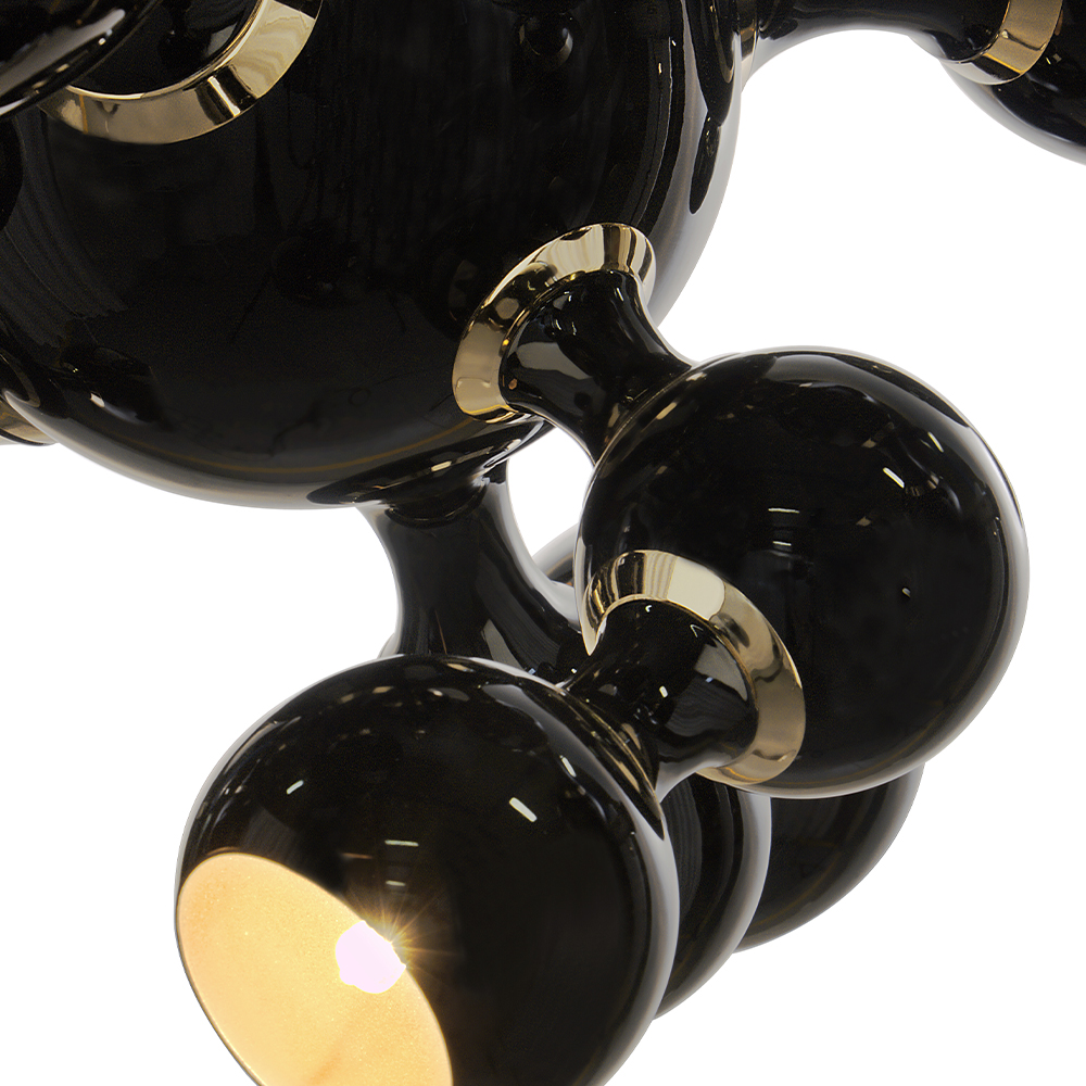 Candeeiro suspenso teto molecular