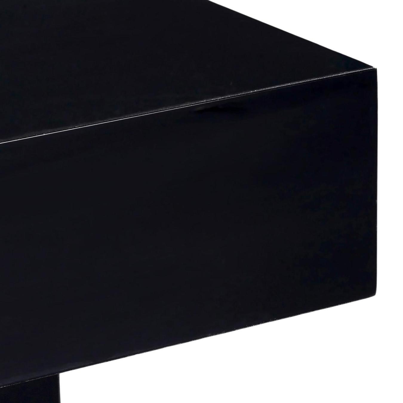 Mesa de Centro Loft Preta Pequena