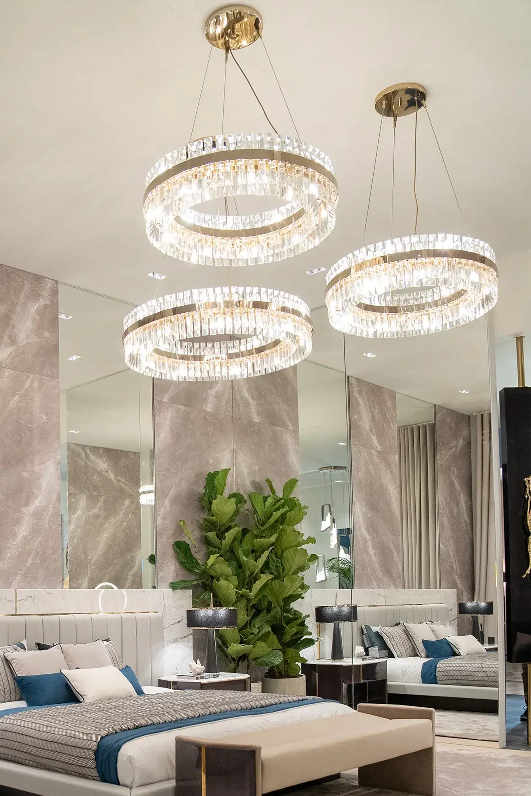 Candeeiro suspenso esbelto Freedom | Dimensões: Ø 100 cm - 6