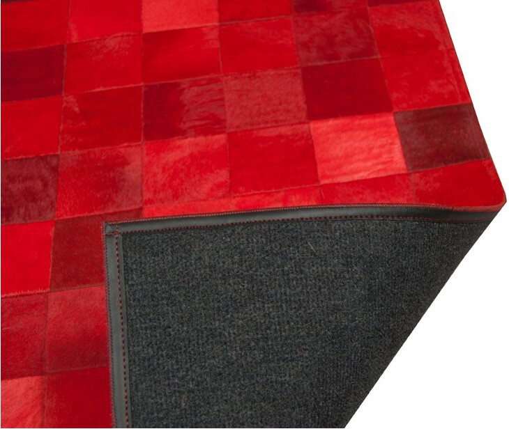 Tapete Pele de Vaca Mosaic Vermelho | Tamanho: 200 × 300 cm