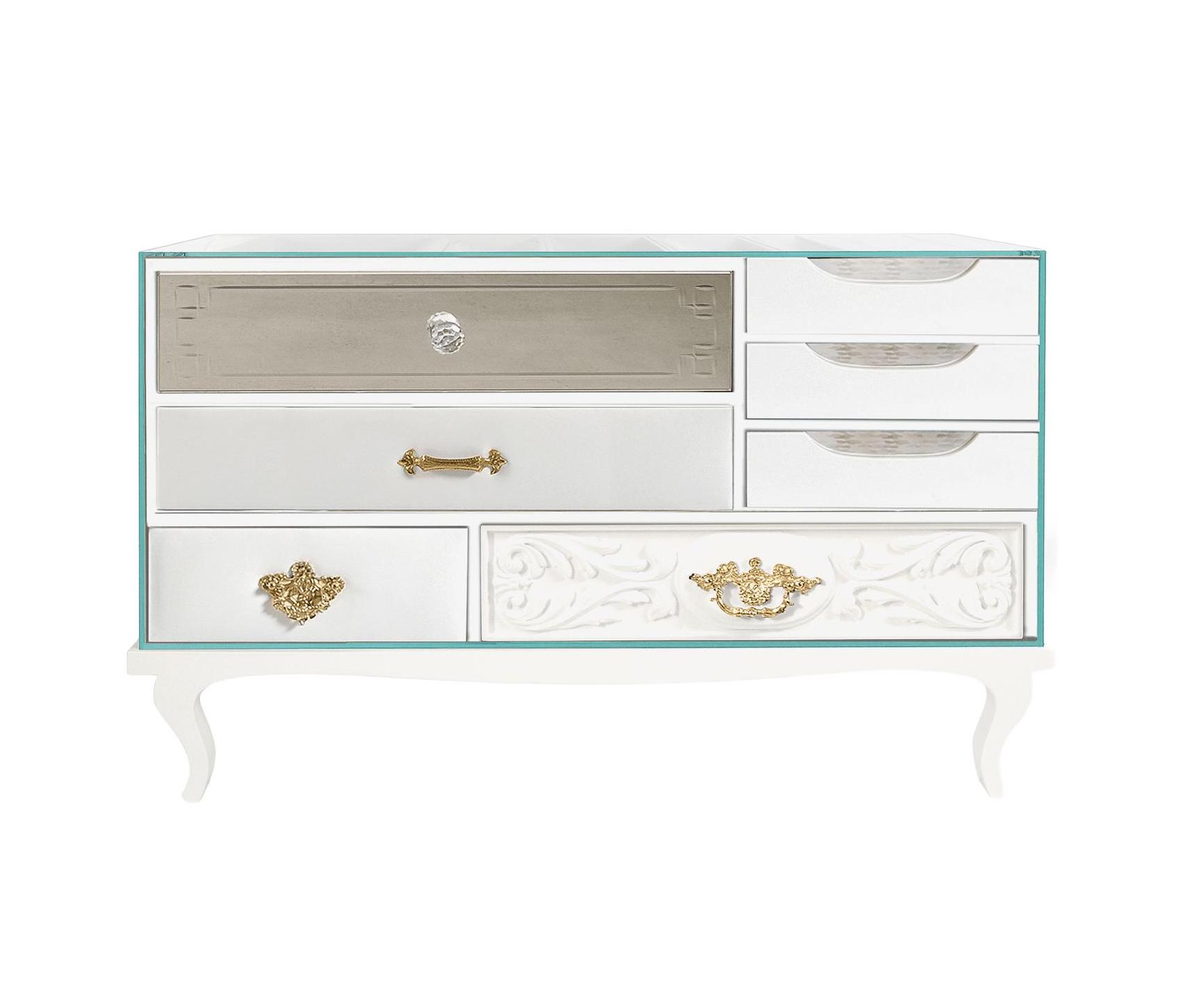 Mesa de Cabeceira Branca Urban