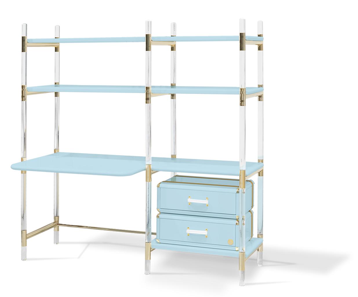 Biblioteca Jigsaw Puzzle azul