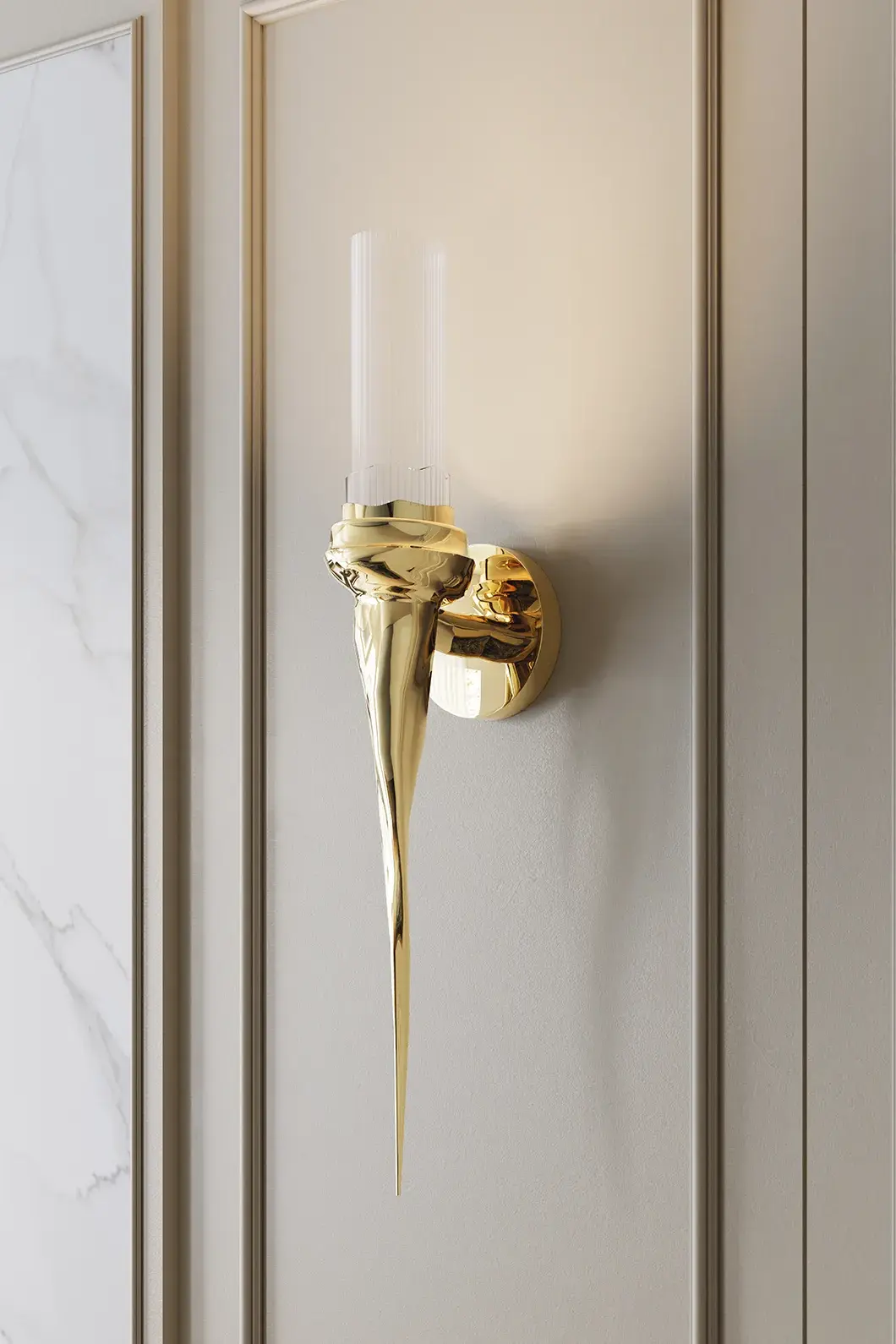 Candeeiro de parede pequeno brilho