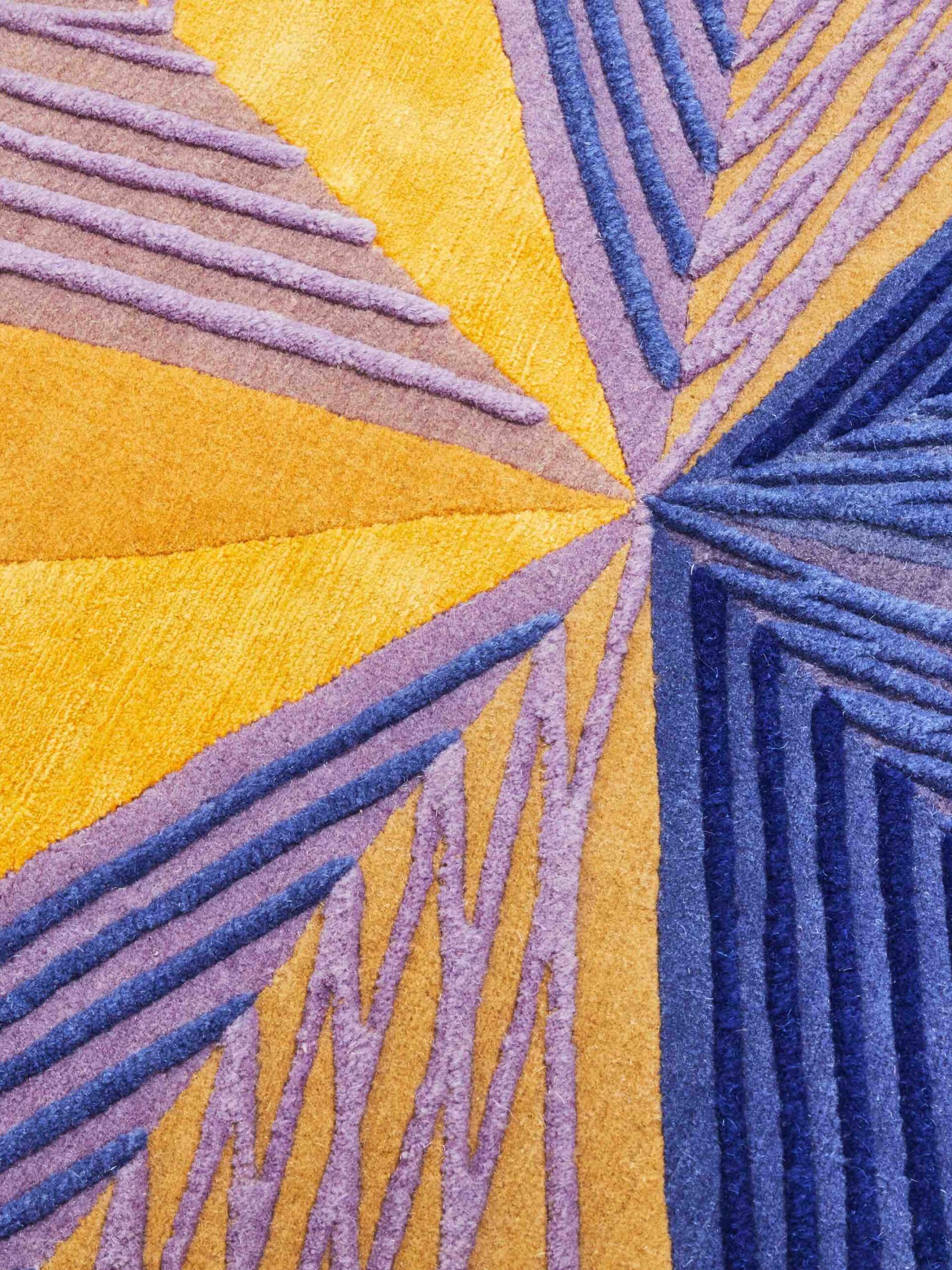 Tapete Dodecaedro Luxury Designer Tecido à Mão