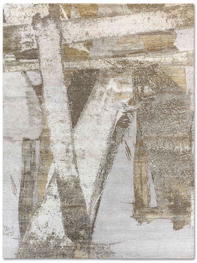 Tapete Gold Tecido à Mão | Tamanho: 305 × 427 cm