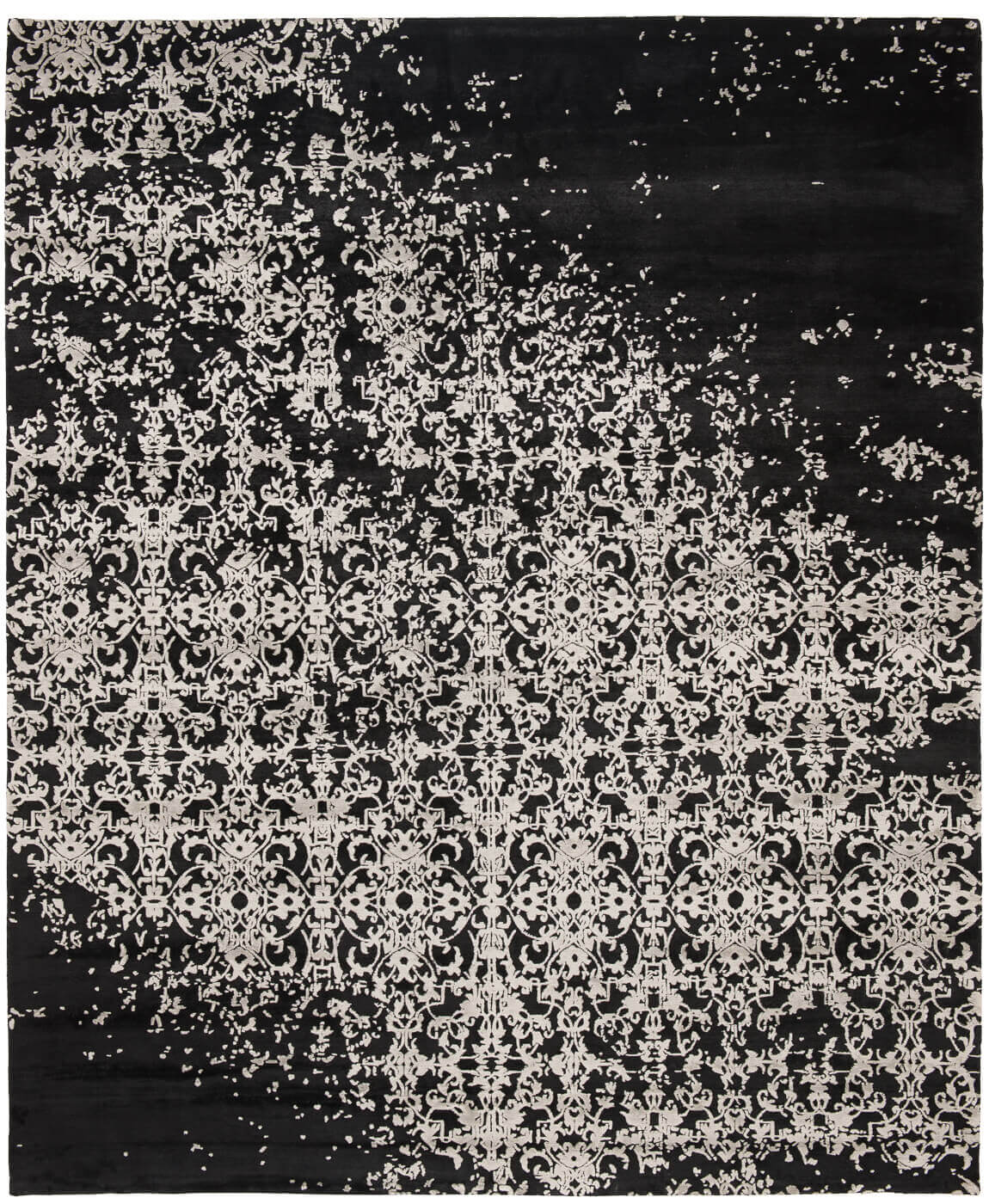 Tapete Milano Raved Preto e Branco | Tamanho: 280 × 360 cm